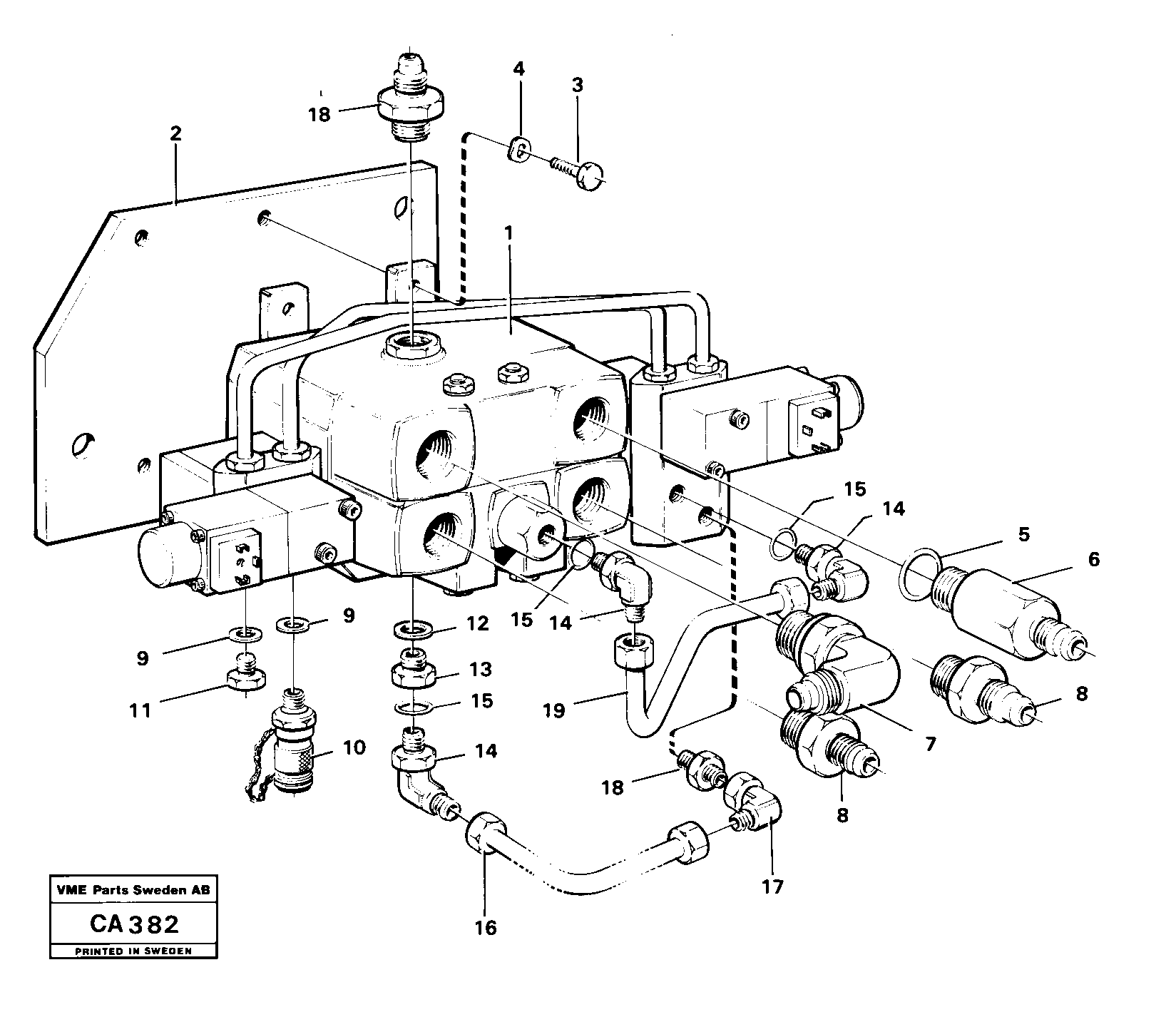 Fuel miser valve VOE11008512 VOLVO