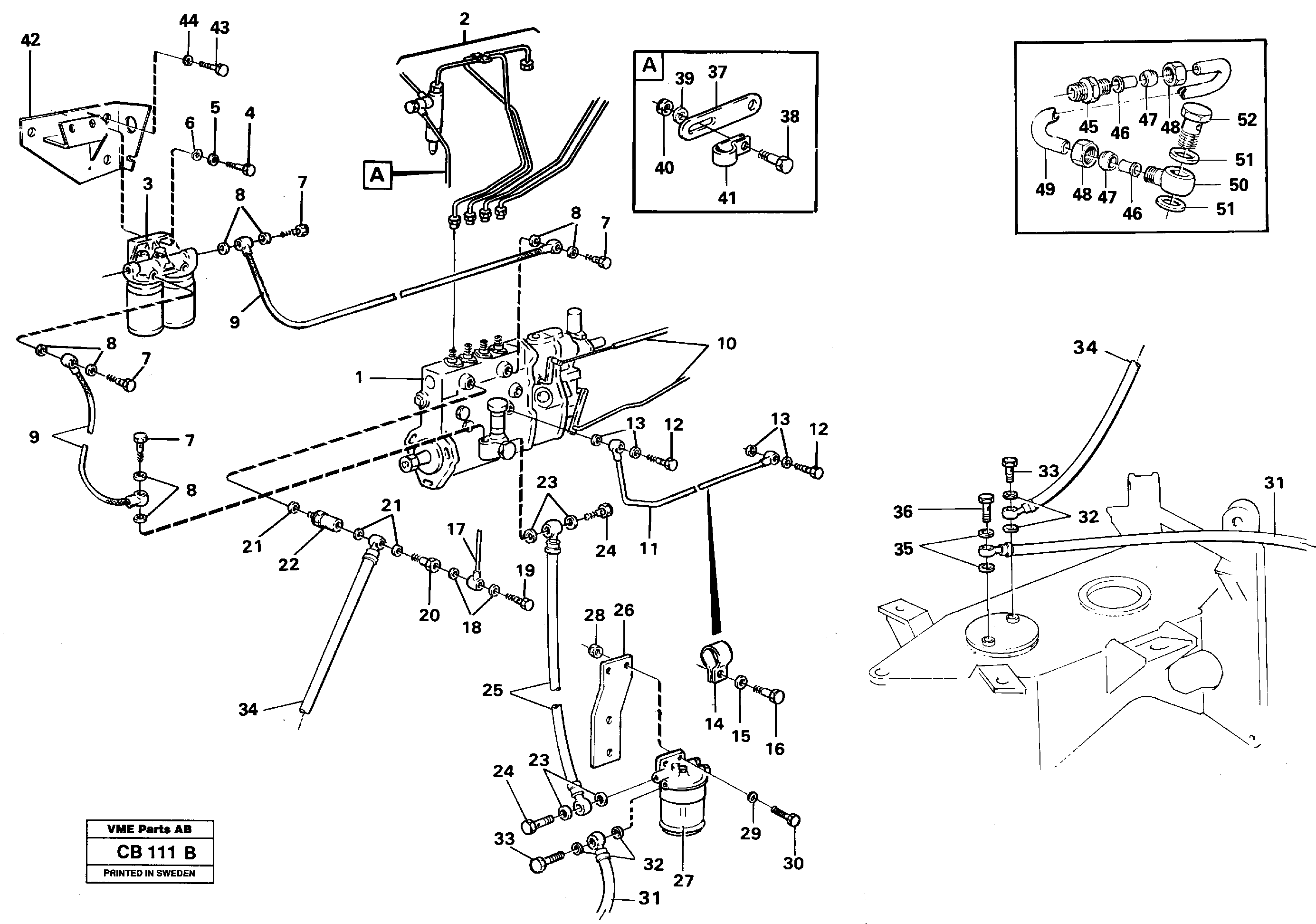 Seat frame VOE4804874 VOLVO