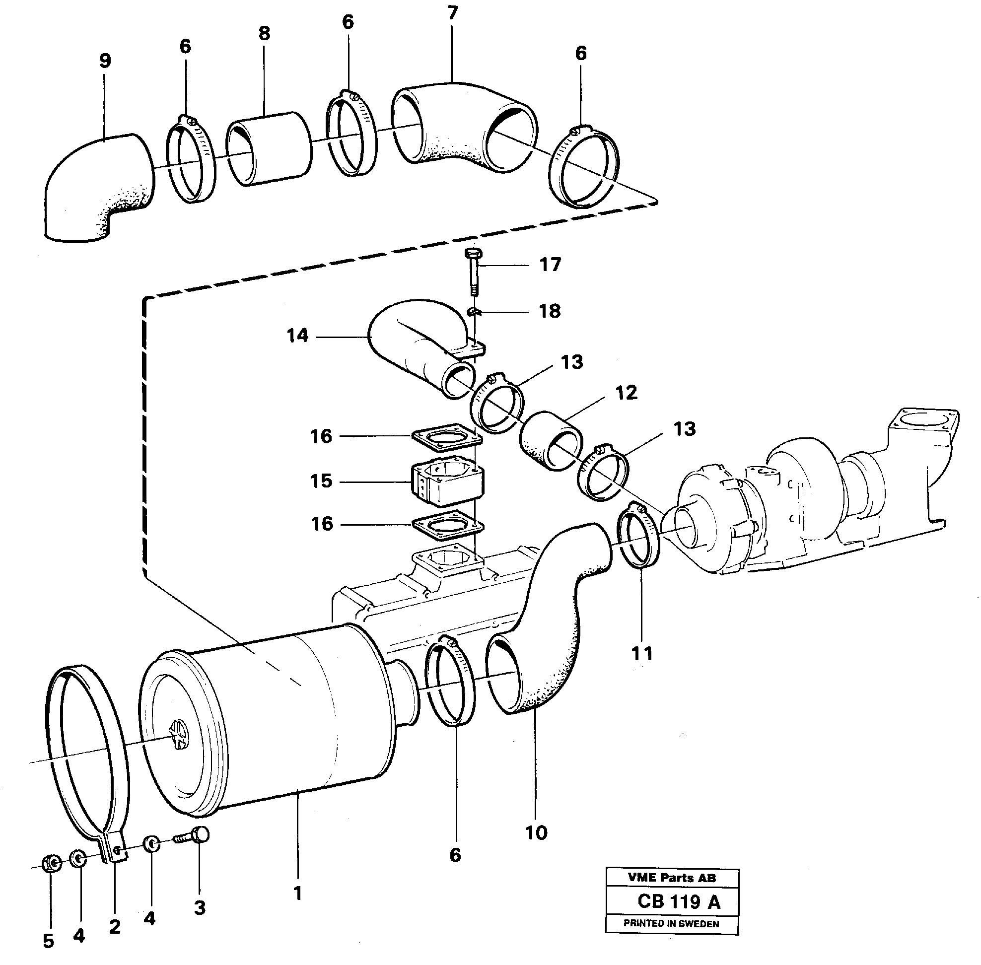 Tooth Belt VOE11033787 VOLVO