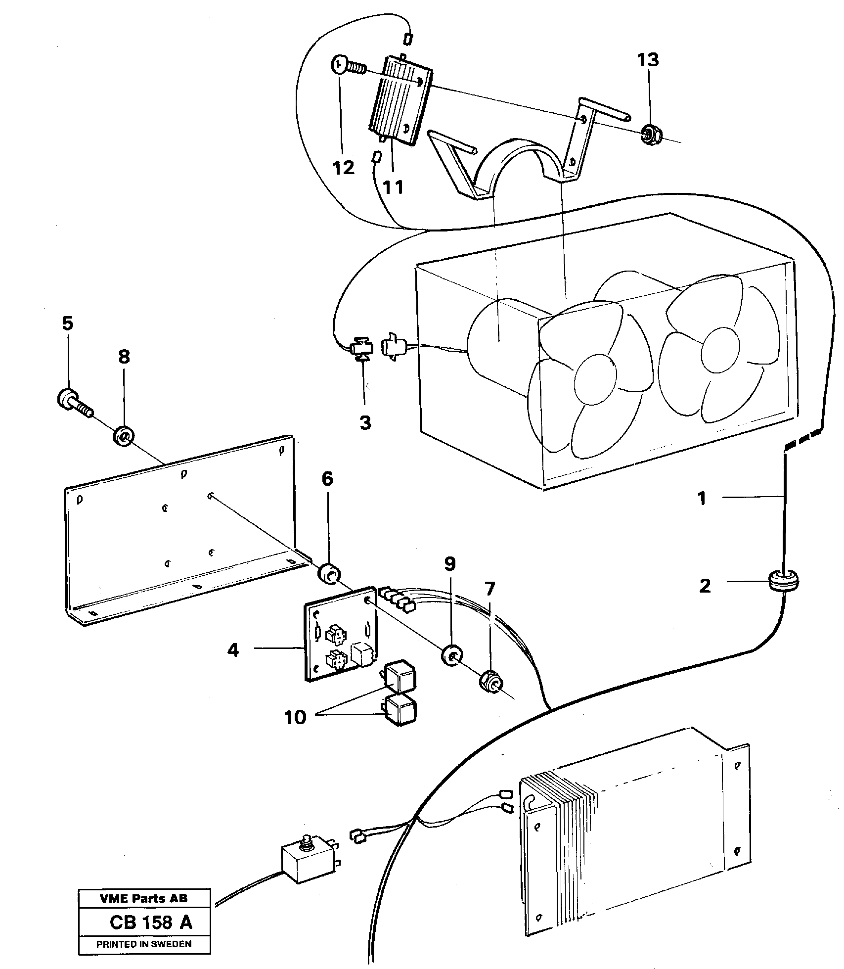 Rubber cushion VOE11009449 VOLVO