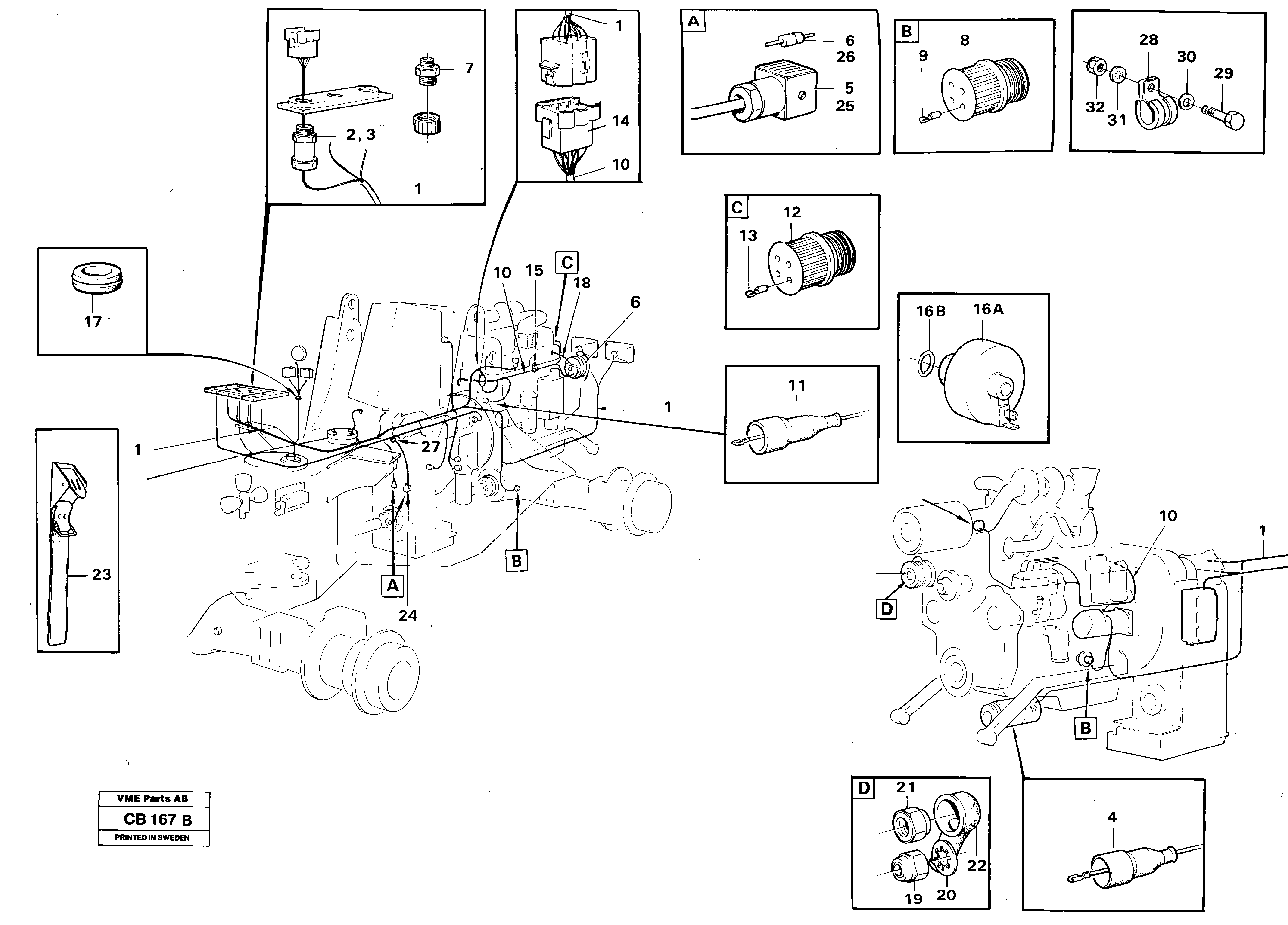 Rubber cushion VOE4766366 VOLVO