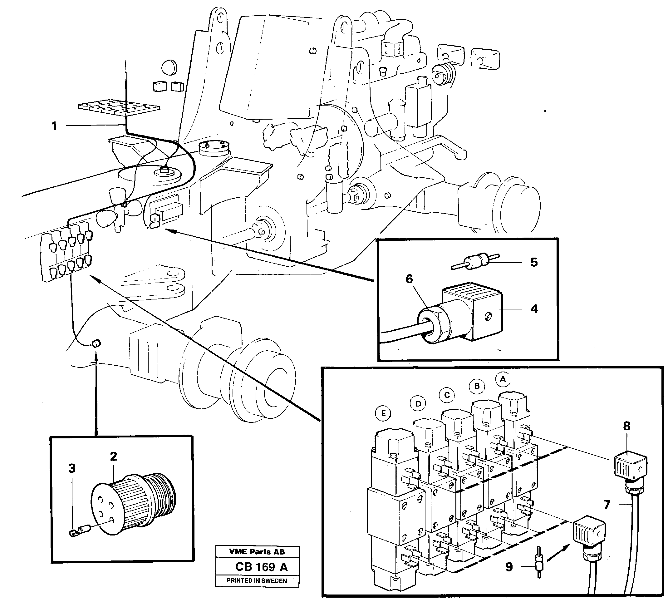 Cable harness VOE11009612 VOLVO