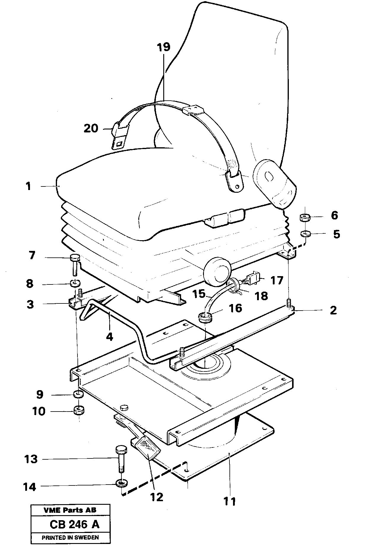 Cable harness VOE4766370 VOLVO