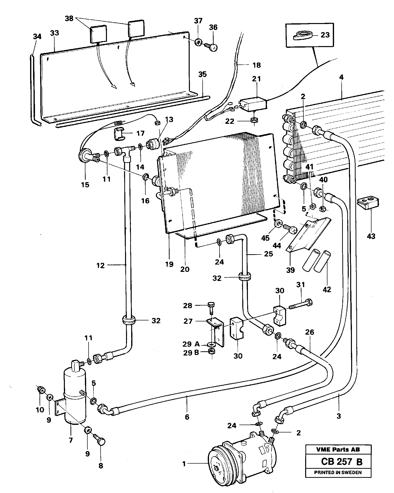Heating Pipe VOE11009746 VOLVO