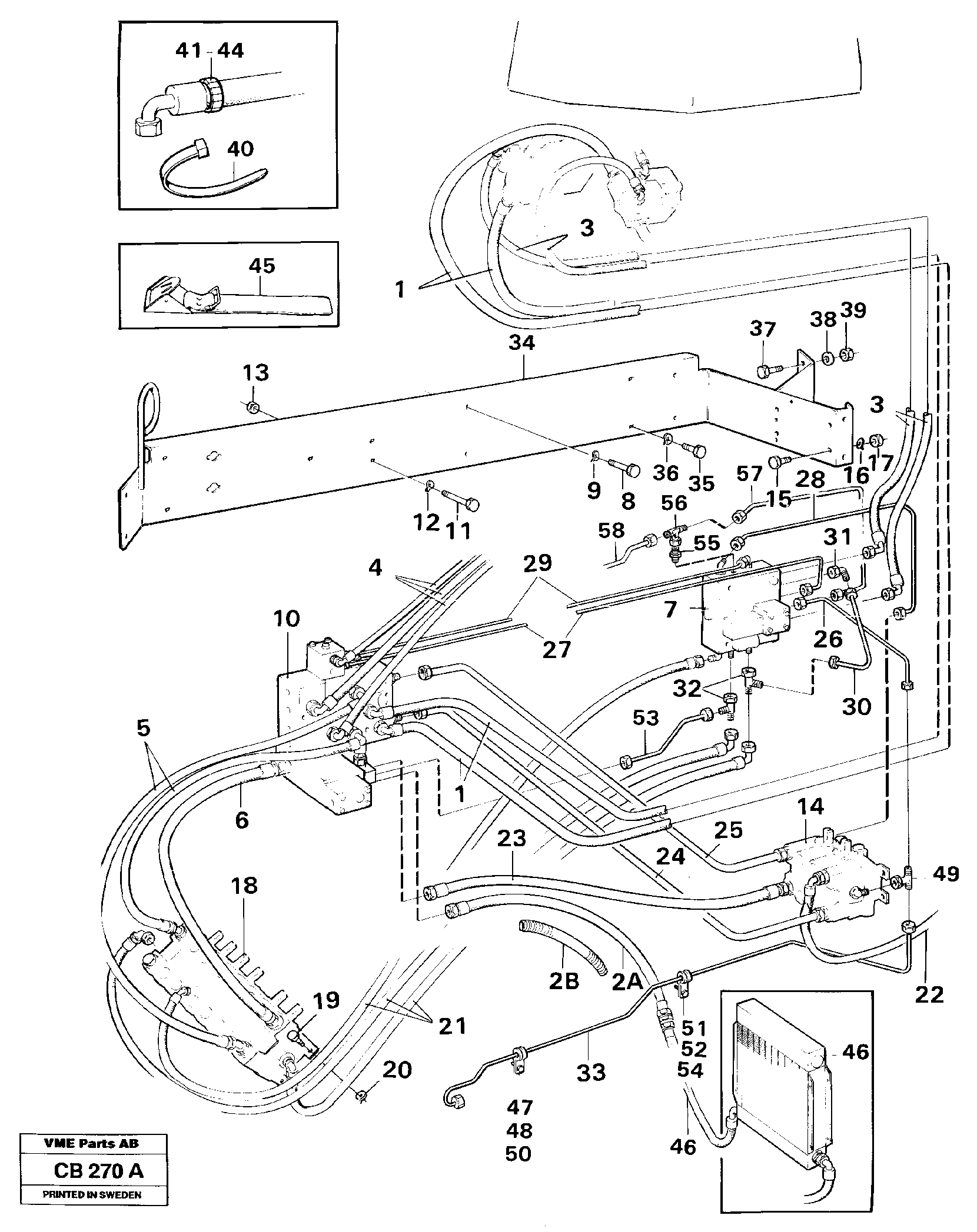 Timing gear casing VOE13933339 VOLVO