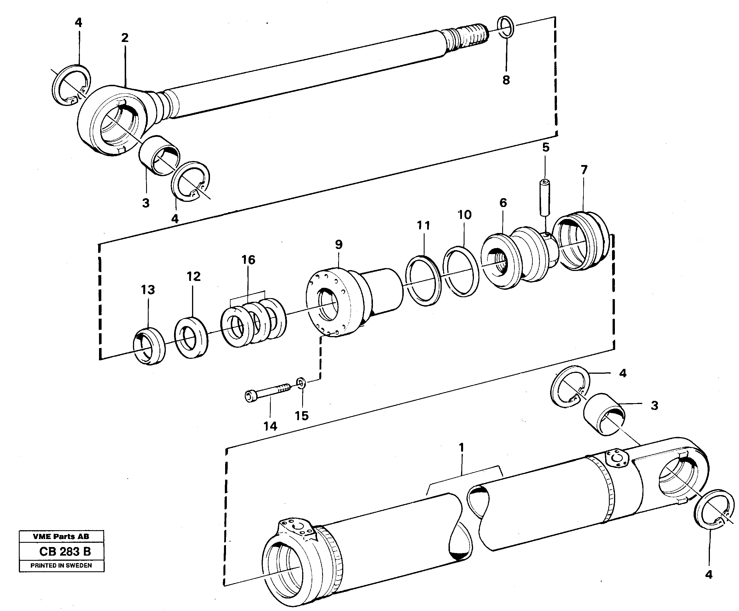 Safety Bolt VOE11005492 VOLVO