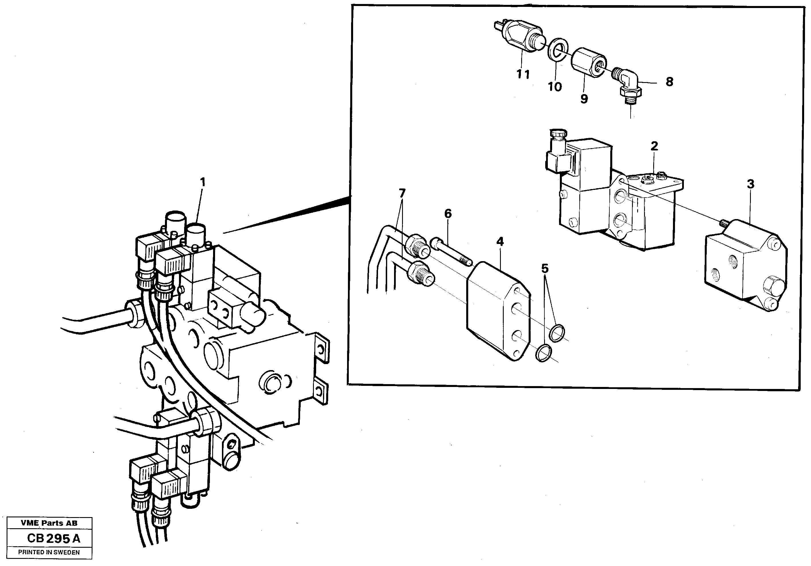 Frame, Centre VOE11039536 VOLVO