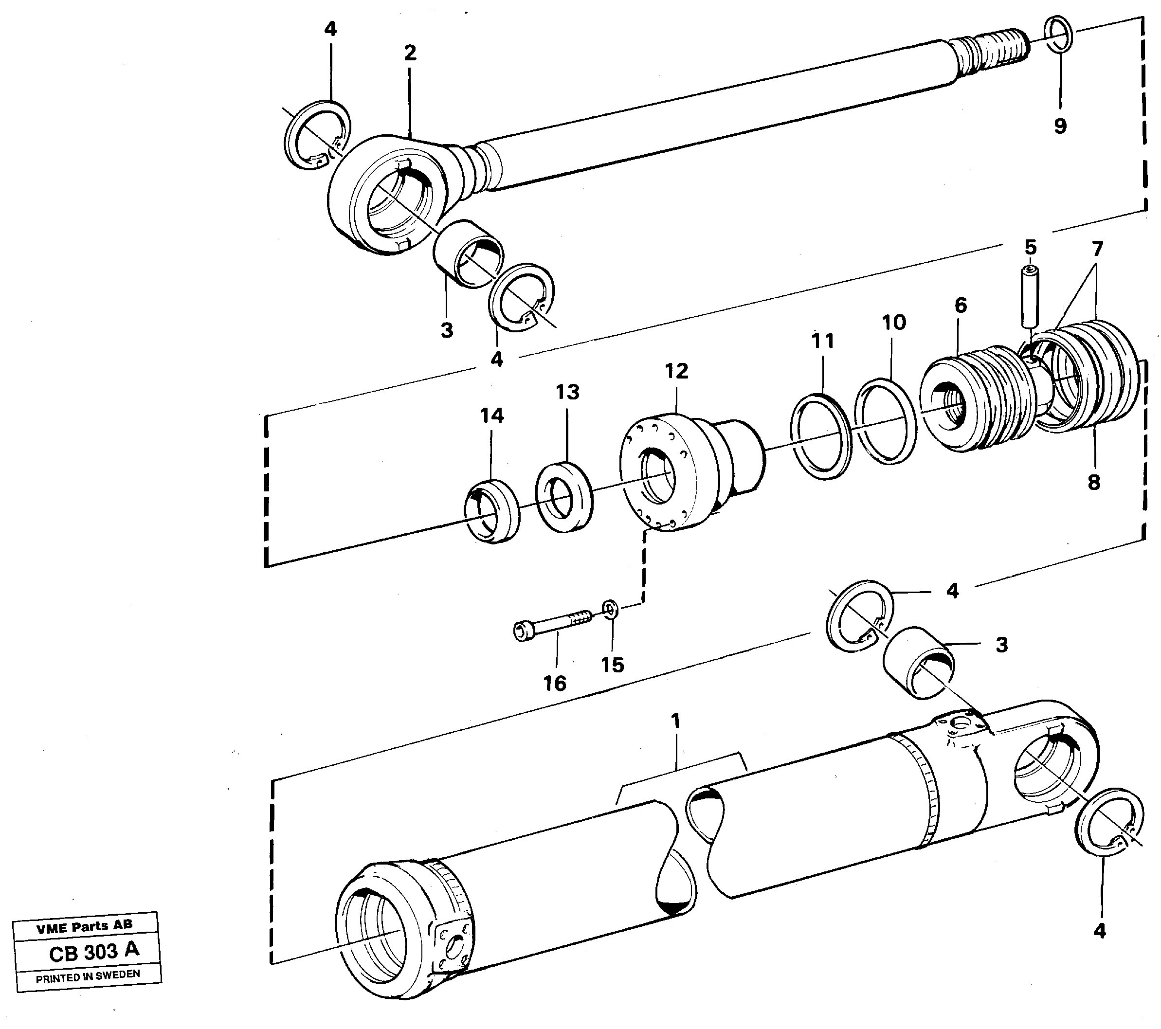 Safety Bolt VOE11088196 VOLVO