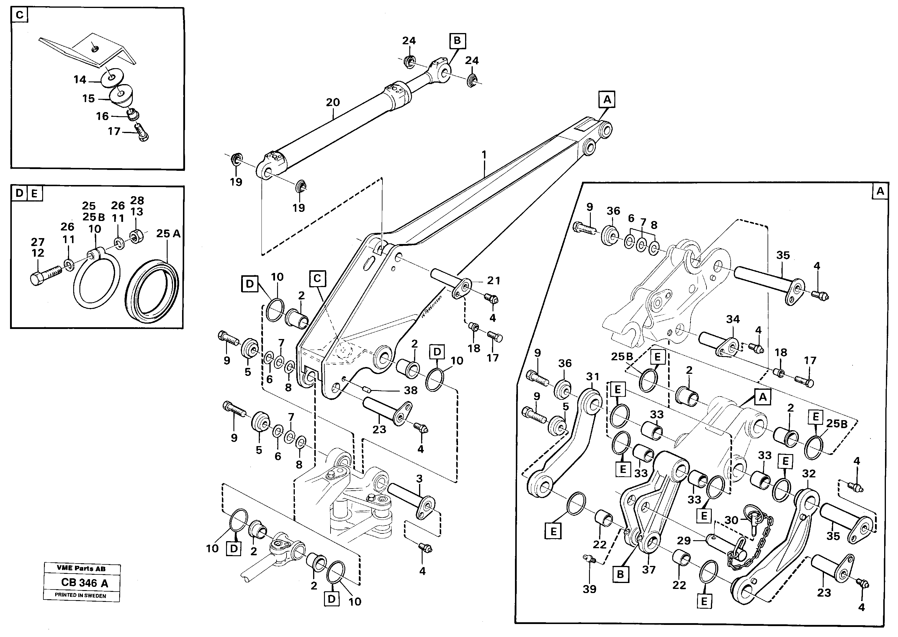 Link Arm VOE11099243 VOLVO