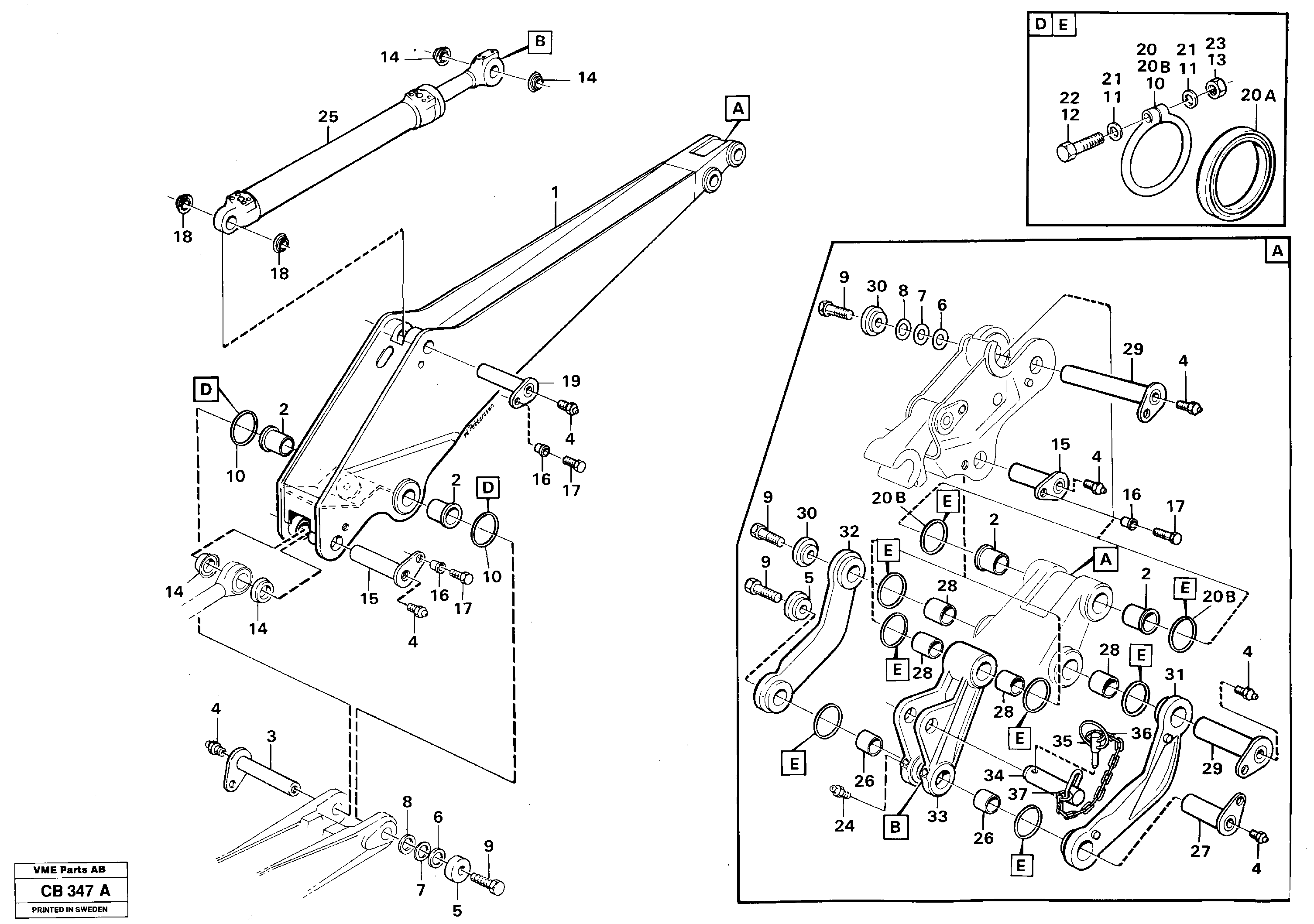 Link Arm VOE11099376 VOLVO