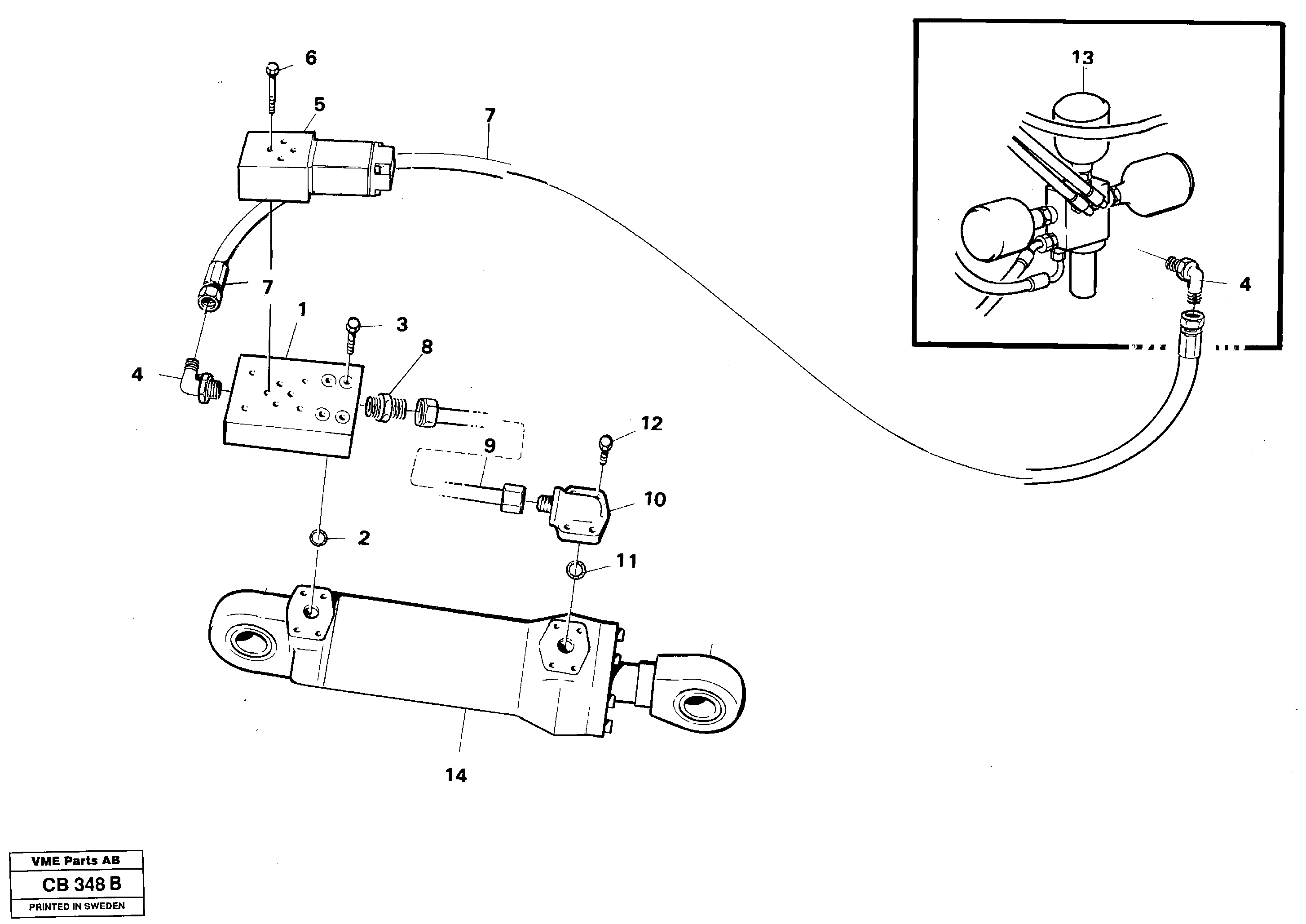 Restricting Reverse Valve VOE11009623 VOLVO