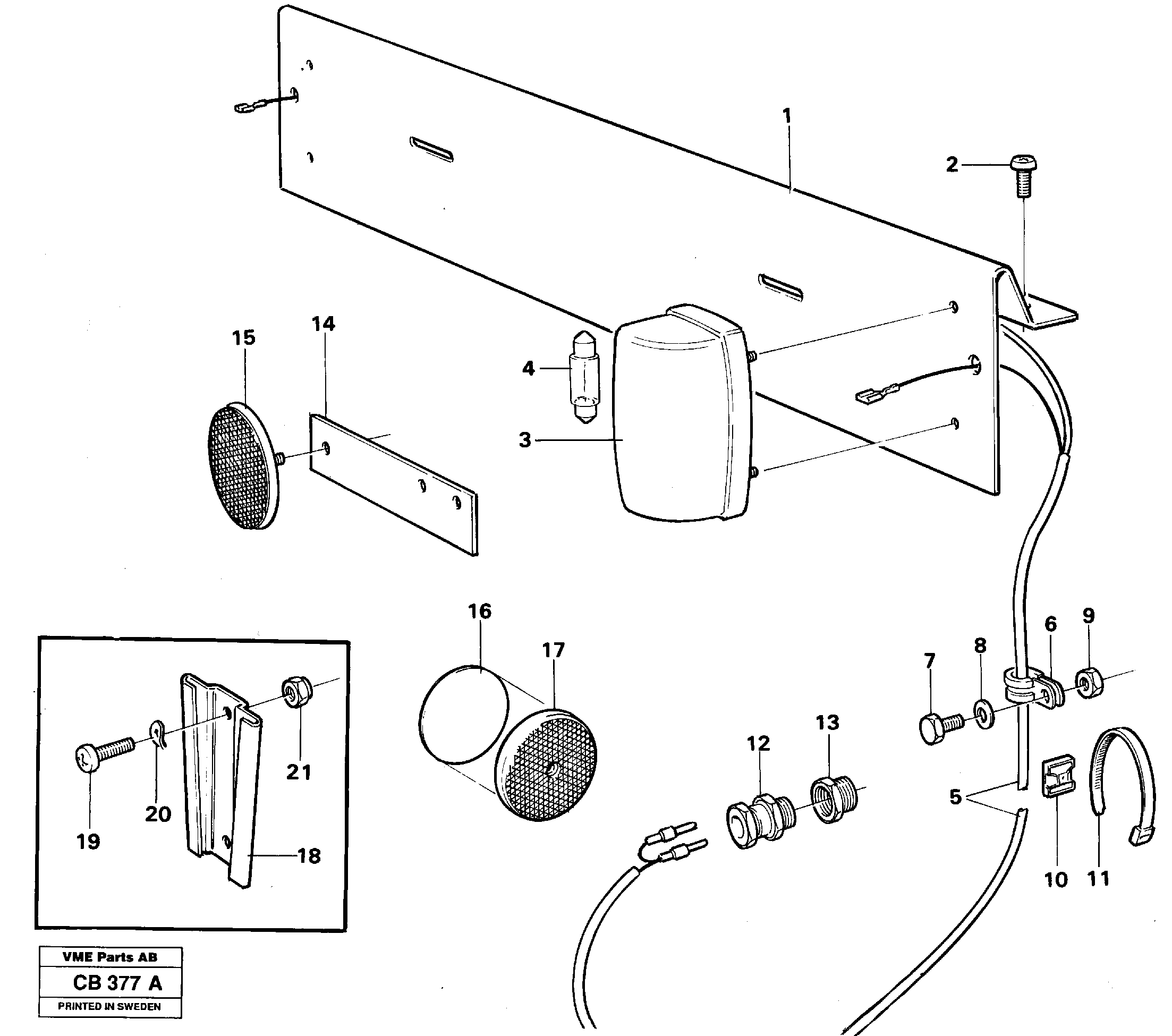 Cable harness VOE11008648 VOLVO
