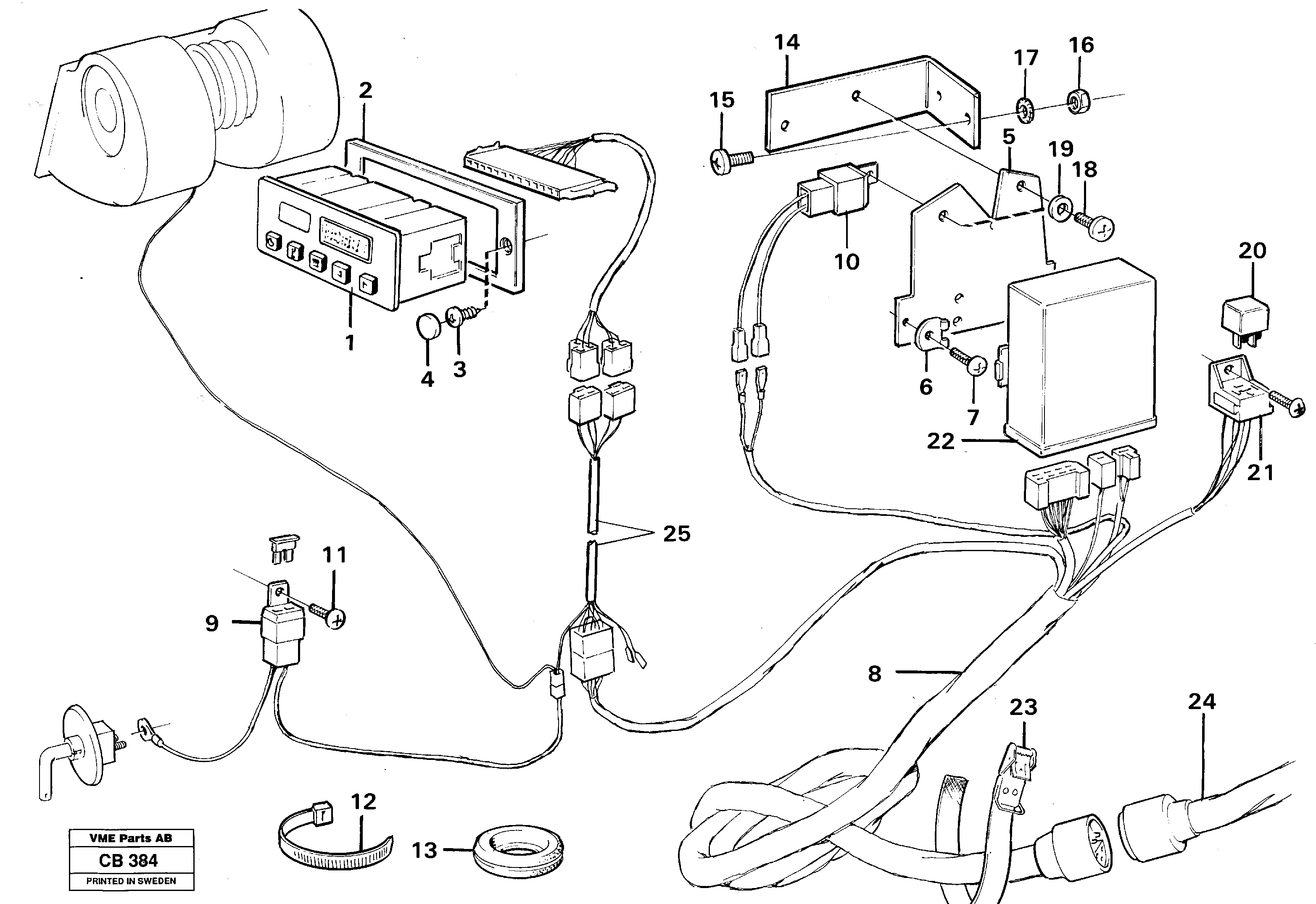Bracket VOE3728643 VOLVO