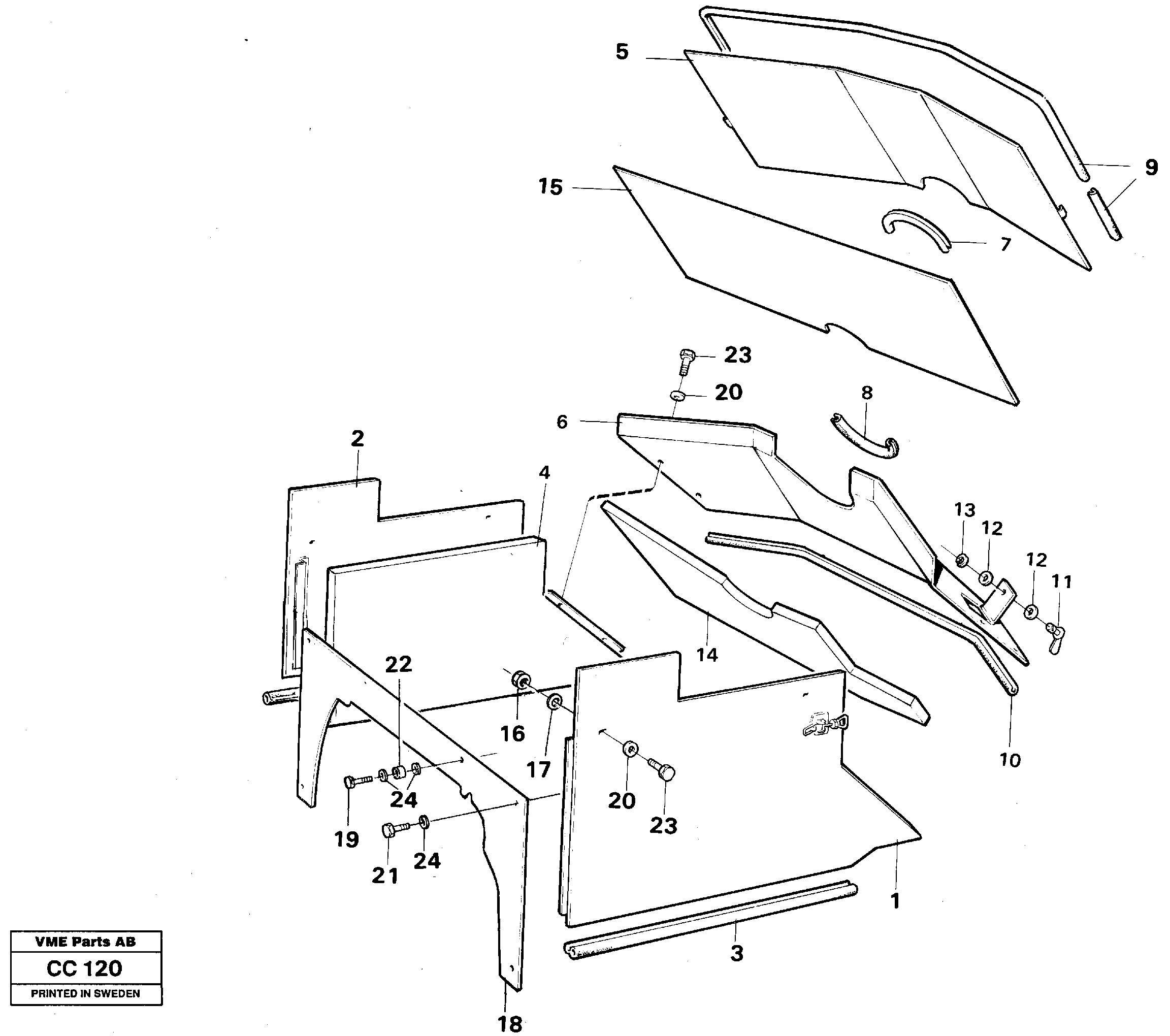 Side plate VOE4766181 VOLVO