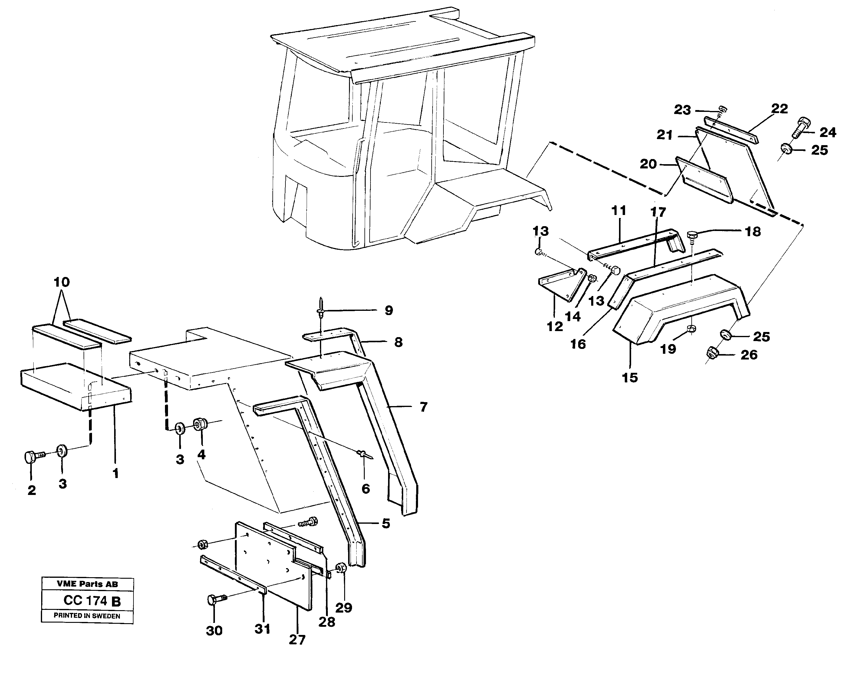 Hinge Fitting VOE11099333 VOLVO