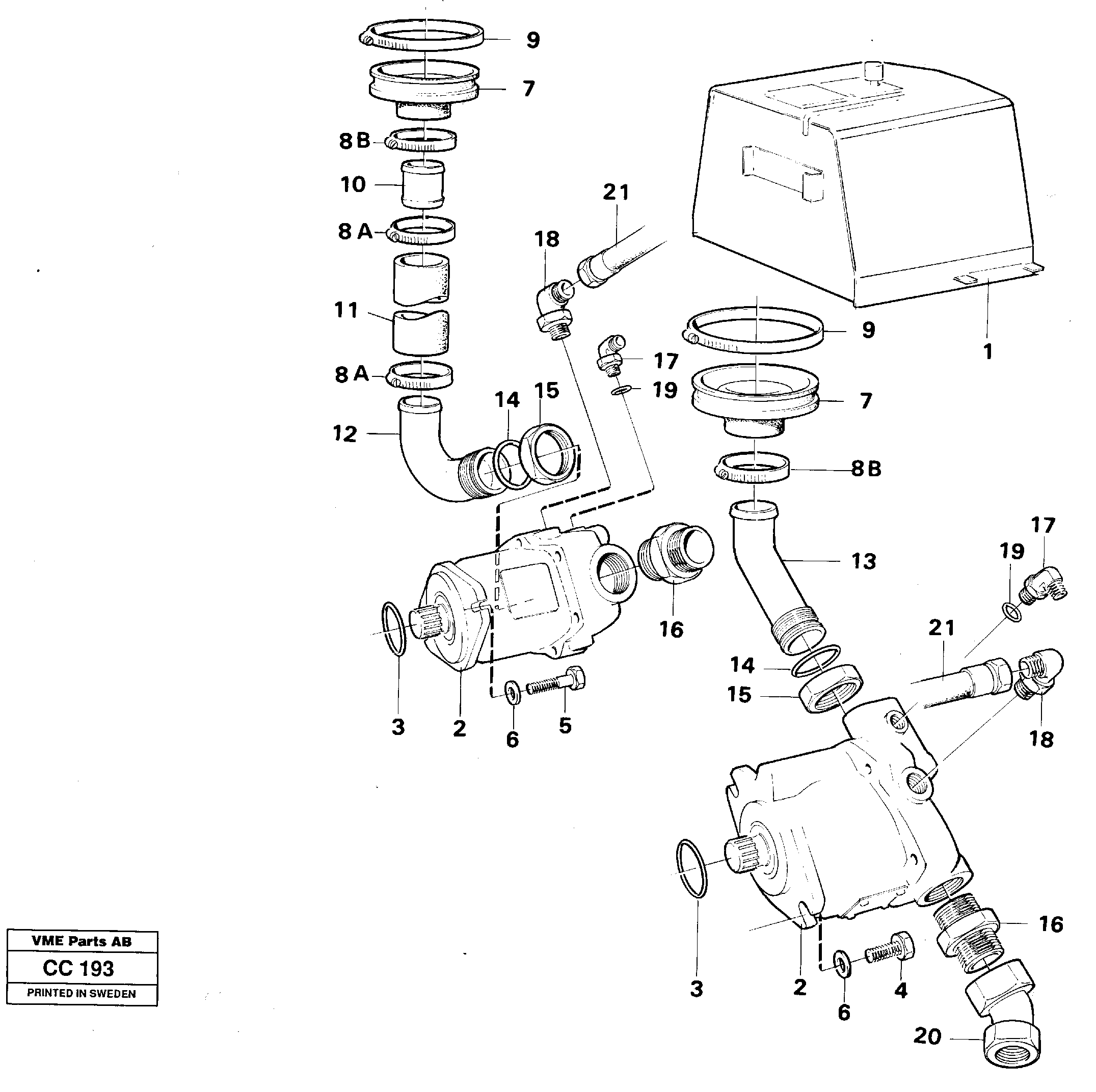 Pipe VOE4953473 VOLVO