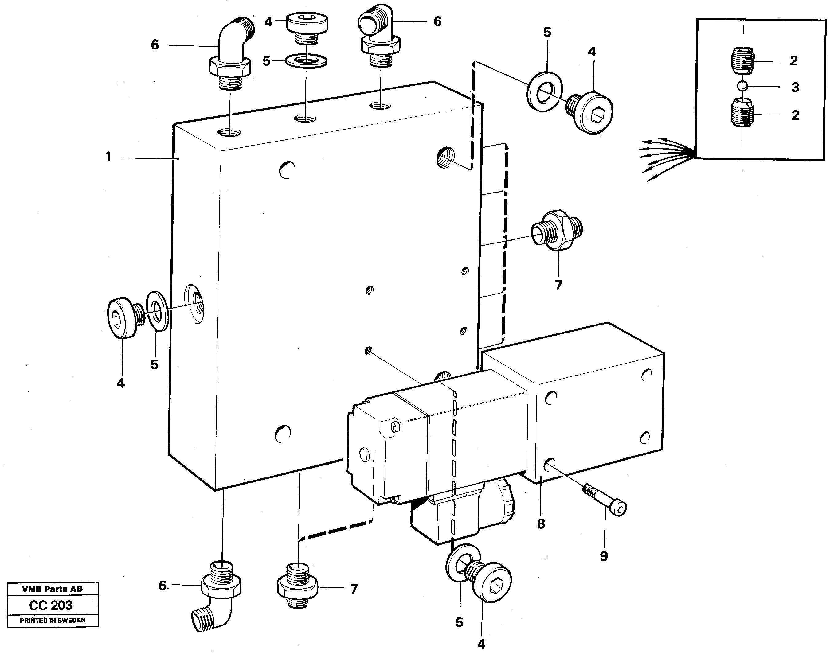 Valve VOE11009927 VOLVO
