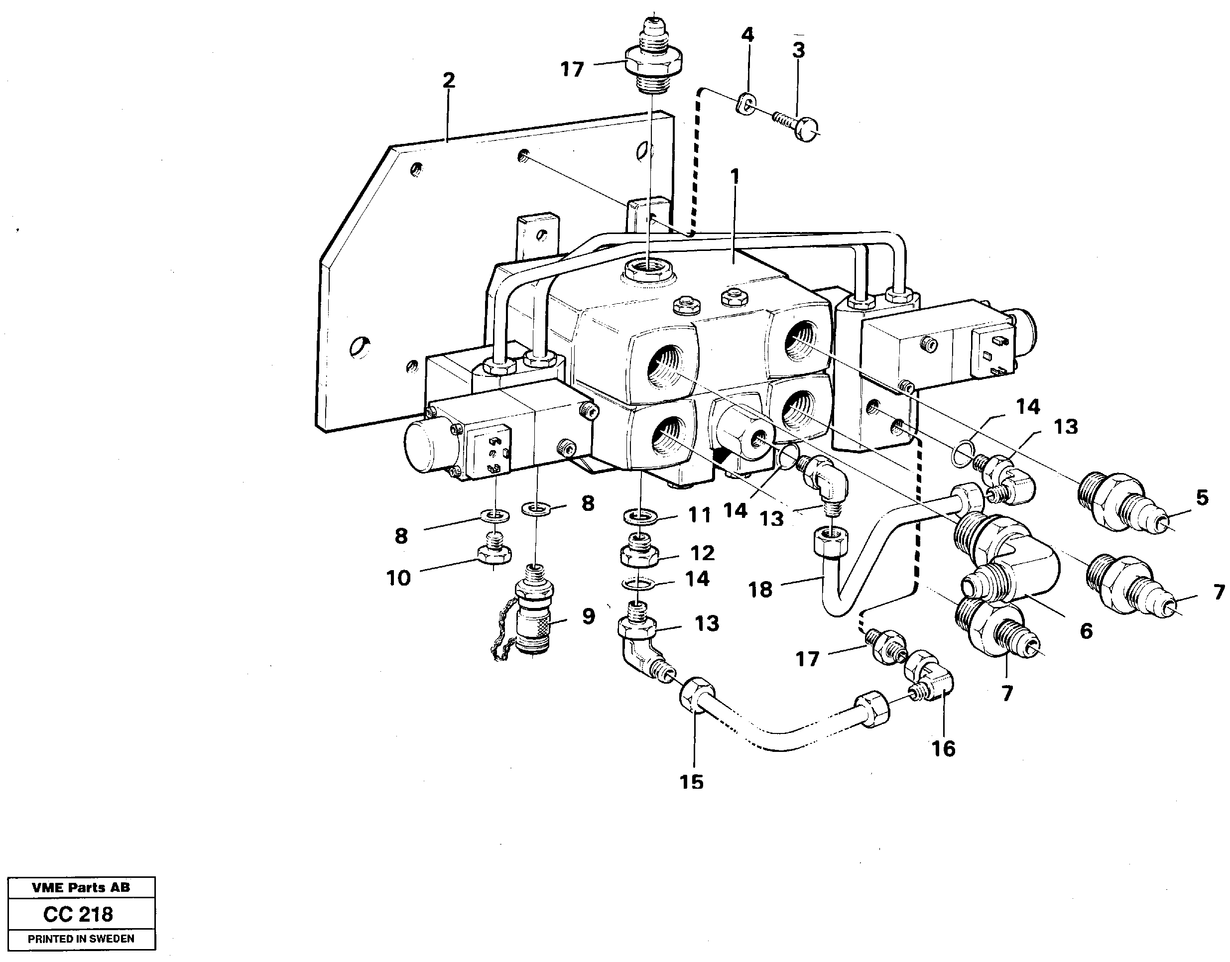 Heating Pipe VOE11099289 VOLVO