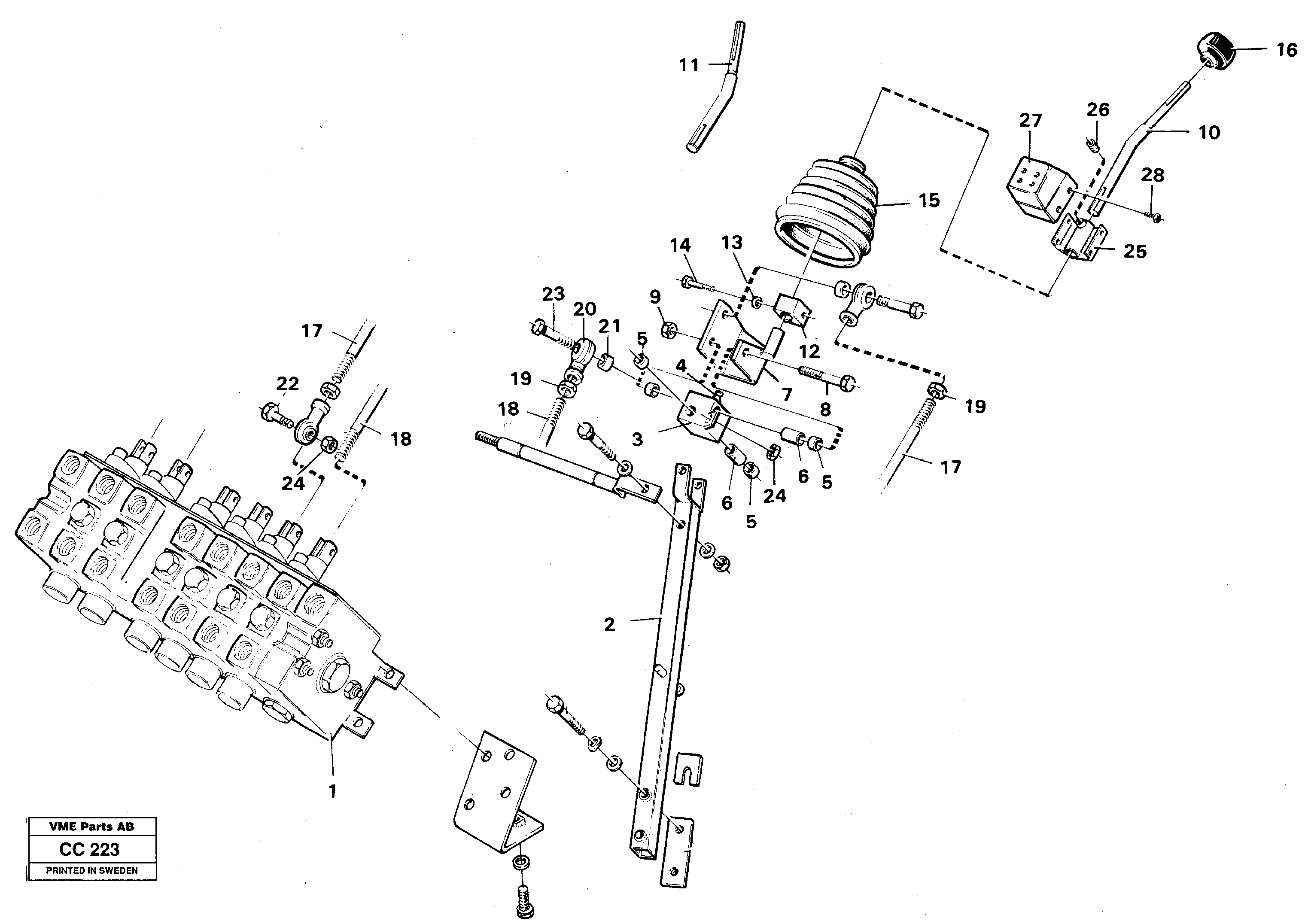 Bracket VOE4934833 VOLVO