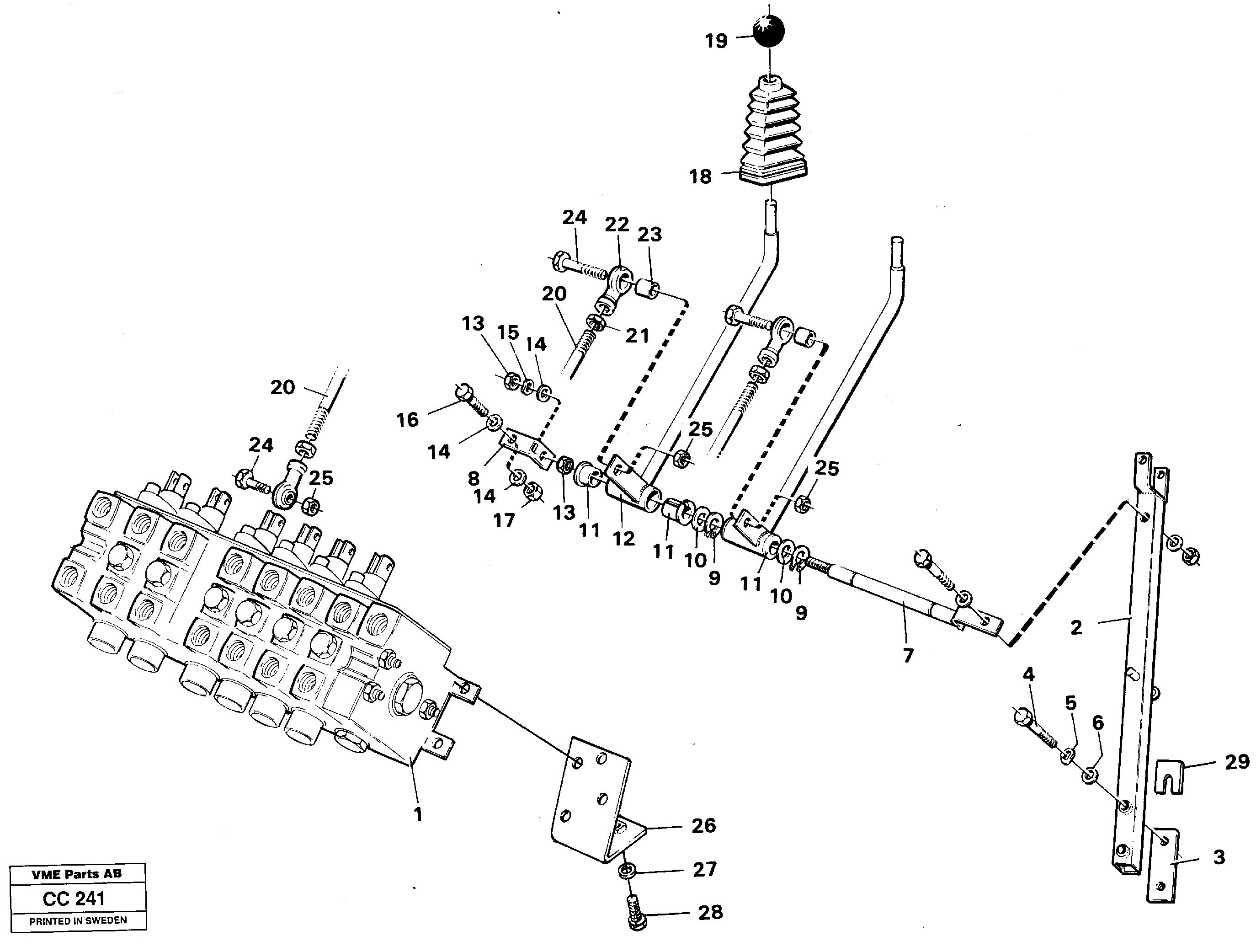 Nut plate VOE4766260 VOLVO