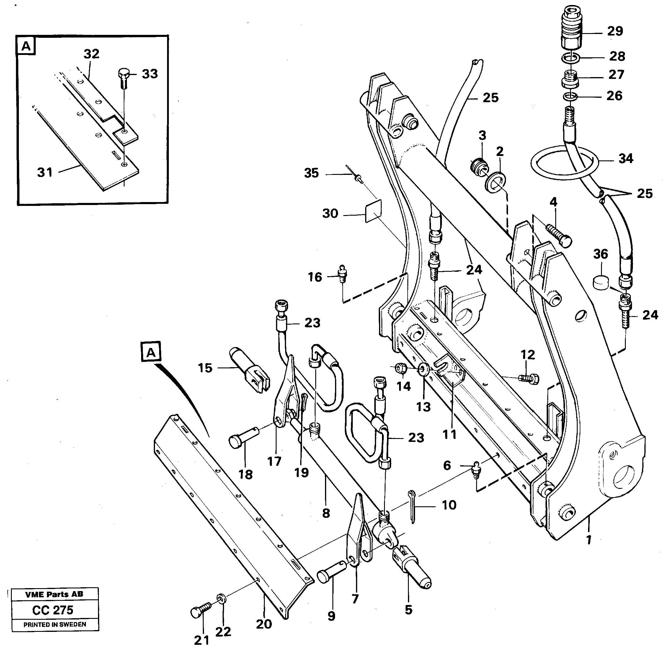 Frame VOE4805076 VOLVO