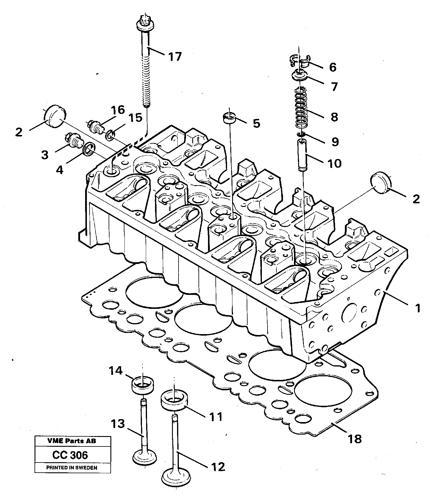 Baffle Plate VOE11700352 VOLVO