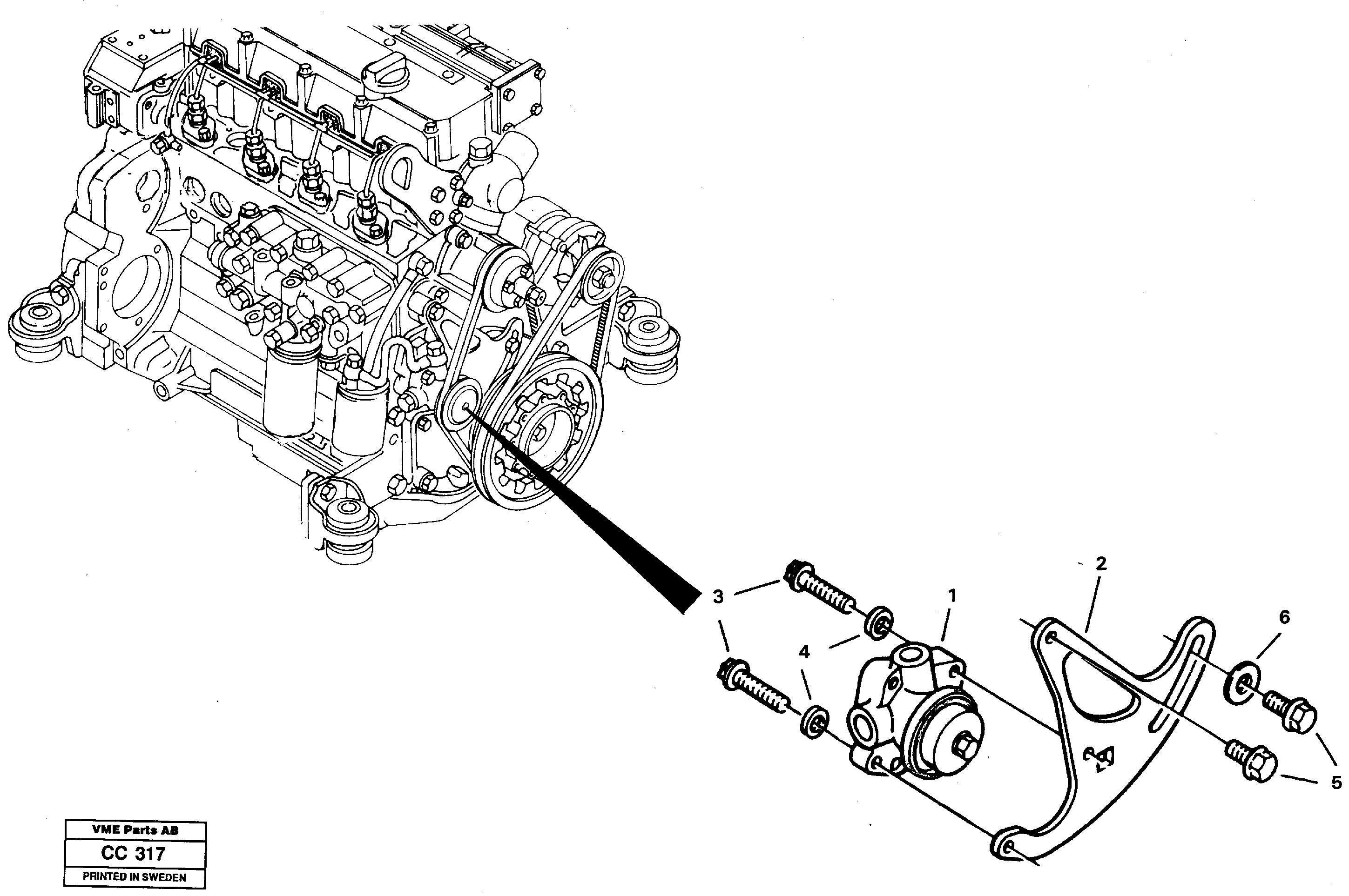 Bracket VOE11700473 VOLVO