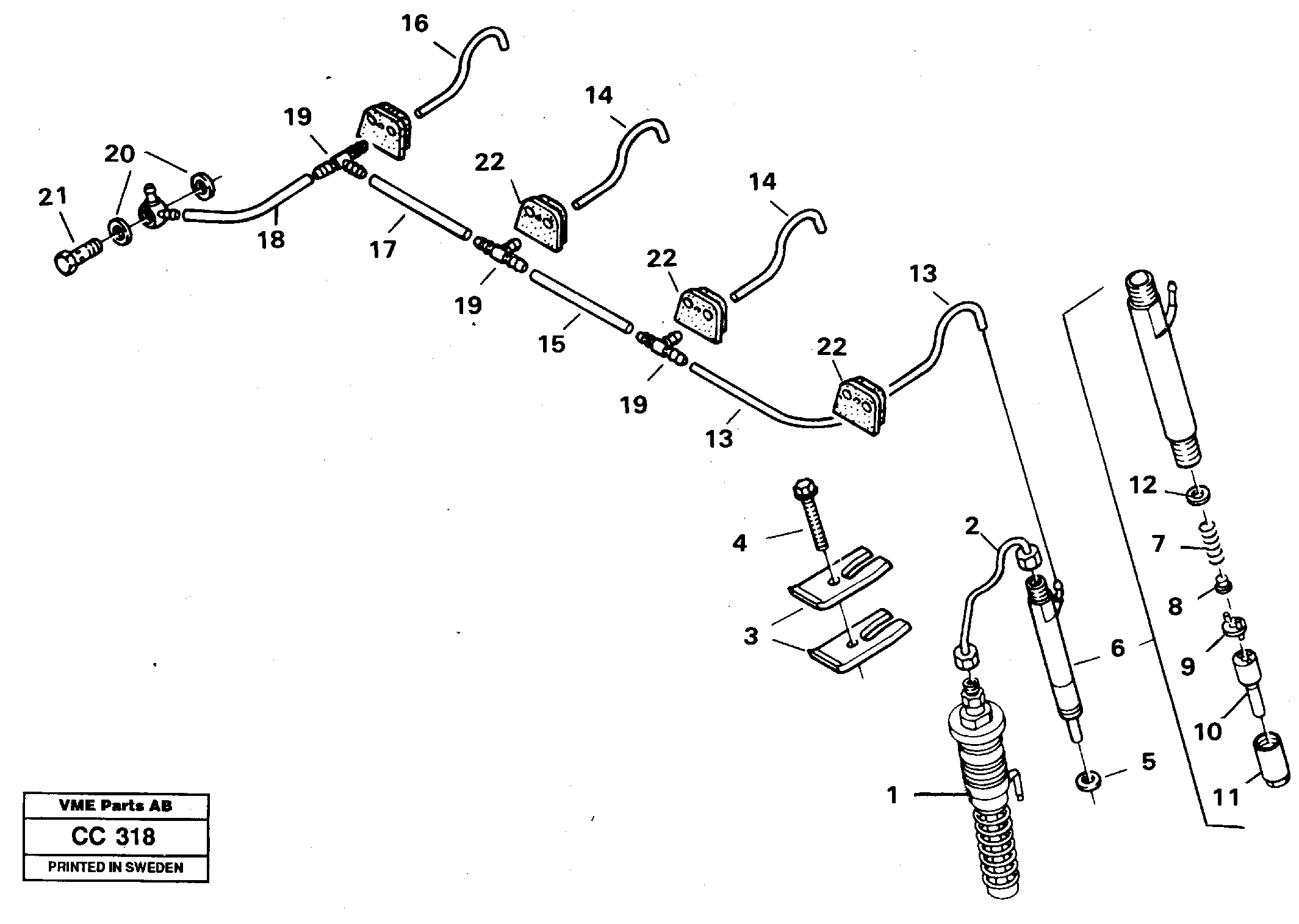 Clutch Spring VOE11700482 VOLVO