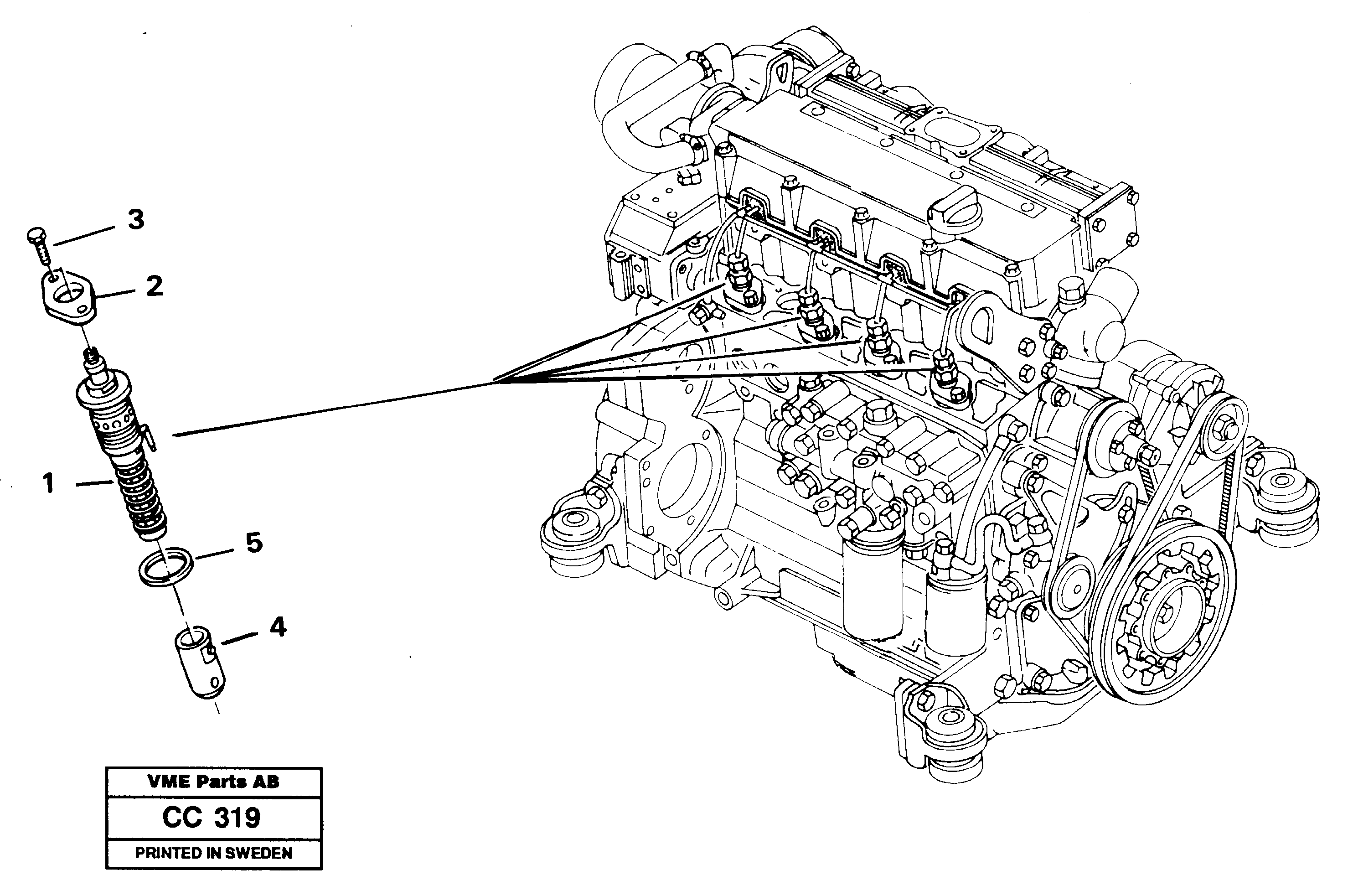 For upper engine part VOE11700394 VOLVO