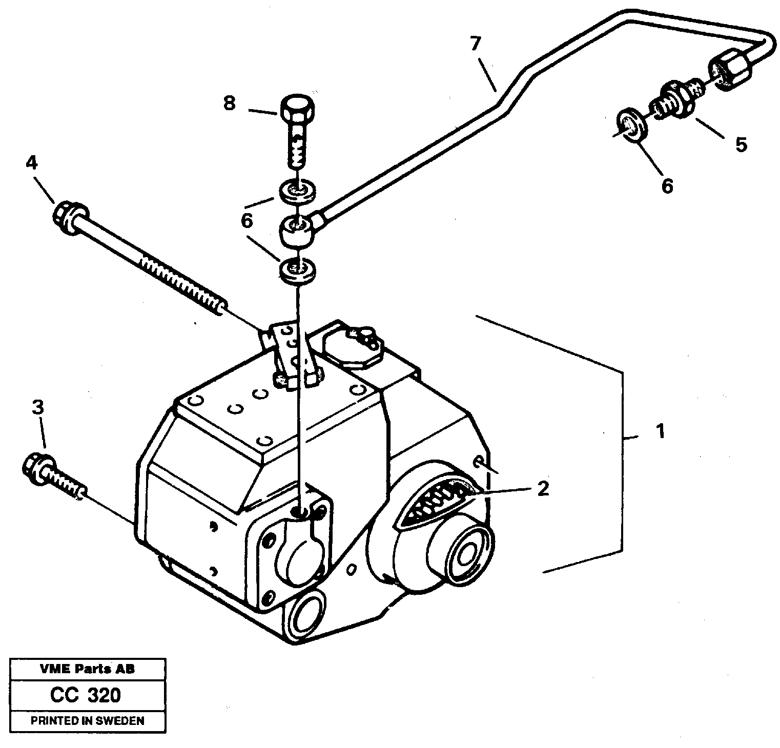 For upper engine part VOE11700511 VOLVO