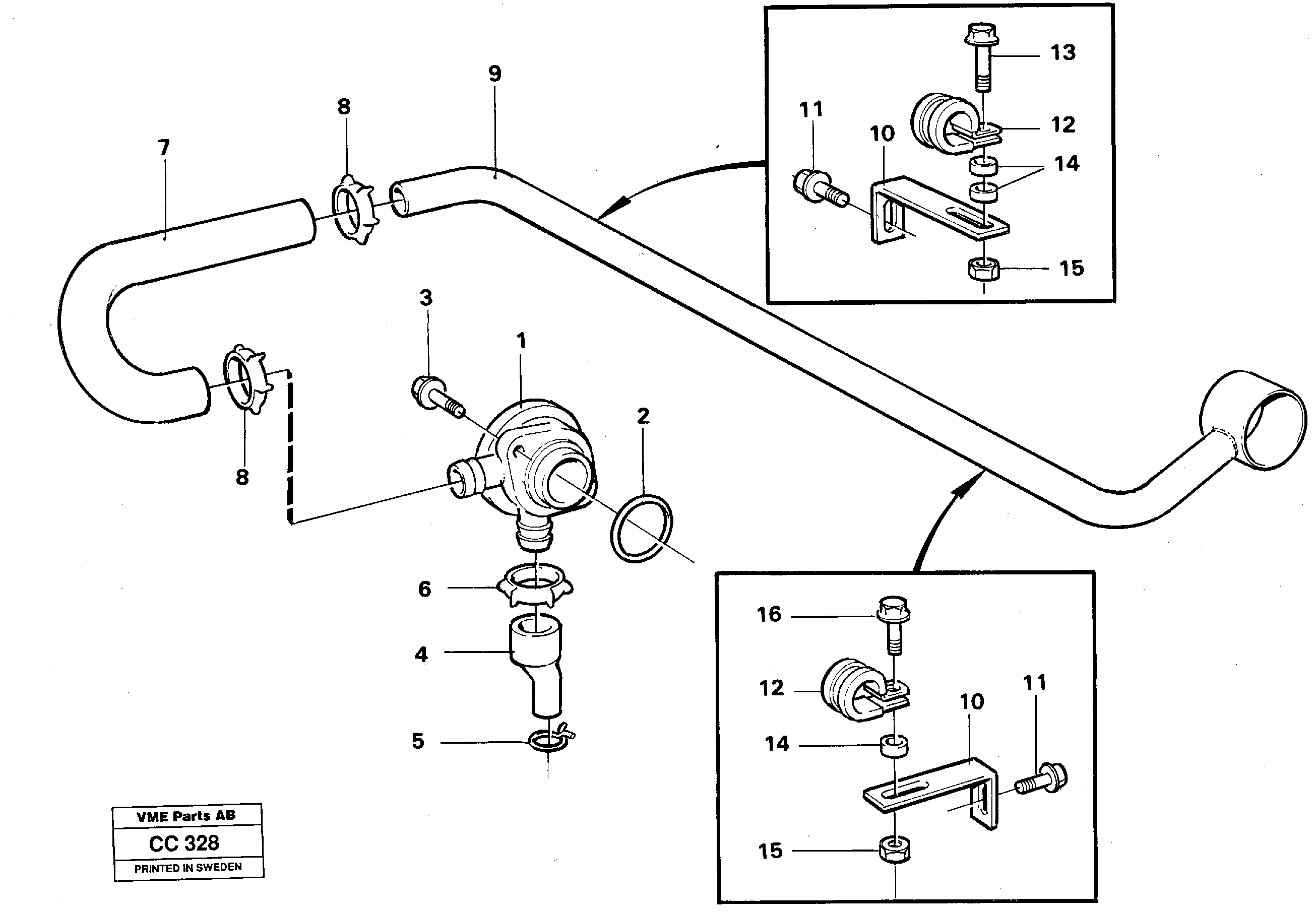 For upper engine part VOE11700299 VOLVO