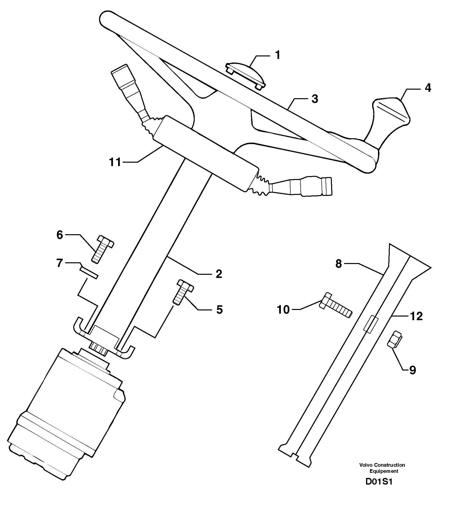 Lock nut PJ4450069 VOLVO