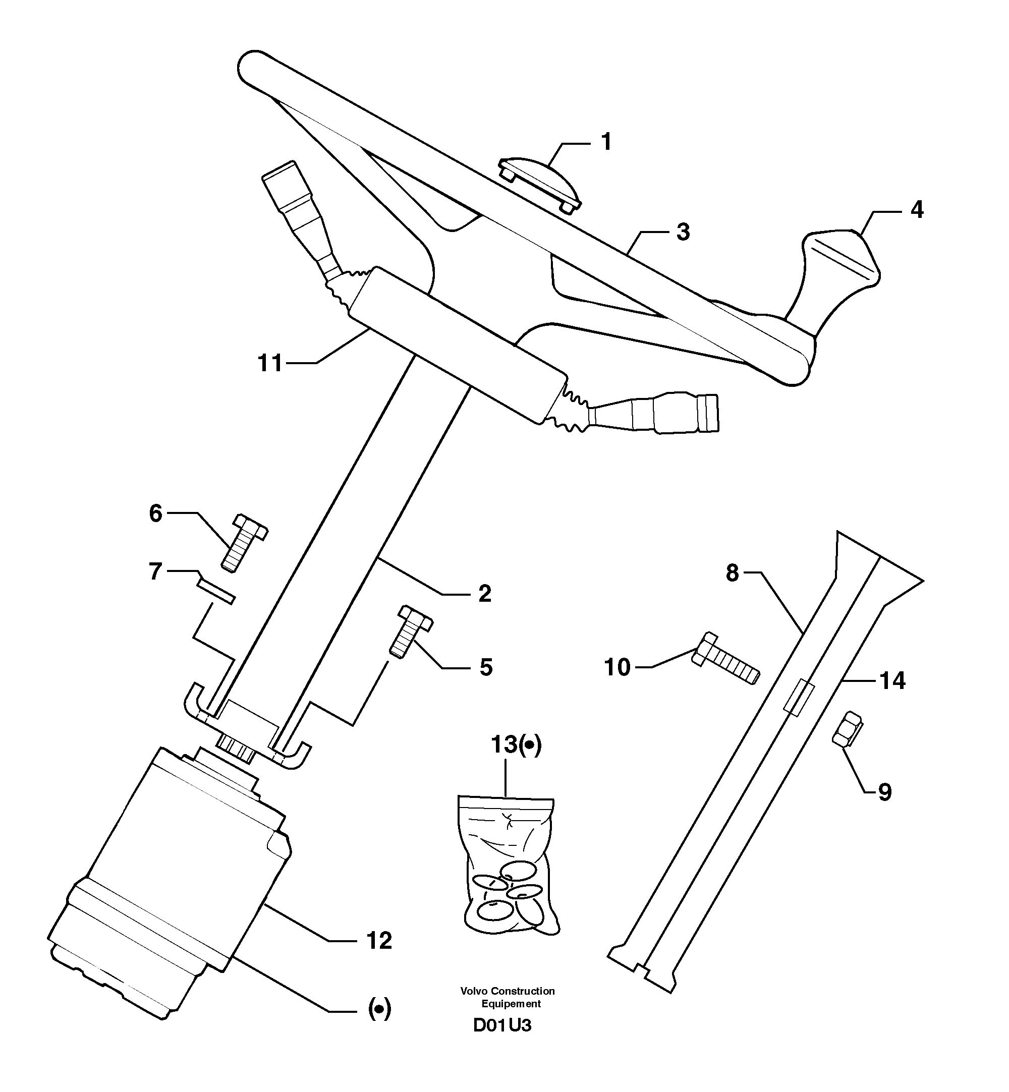 Steering device PJ5350085 VOLVO