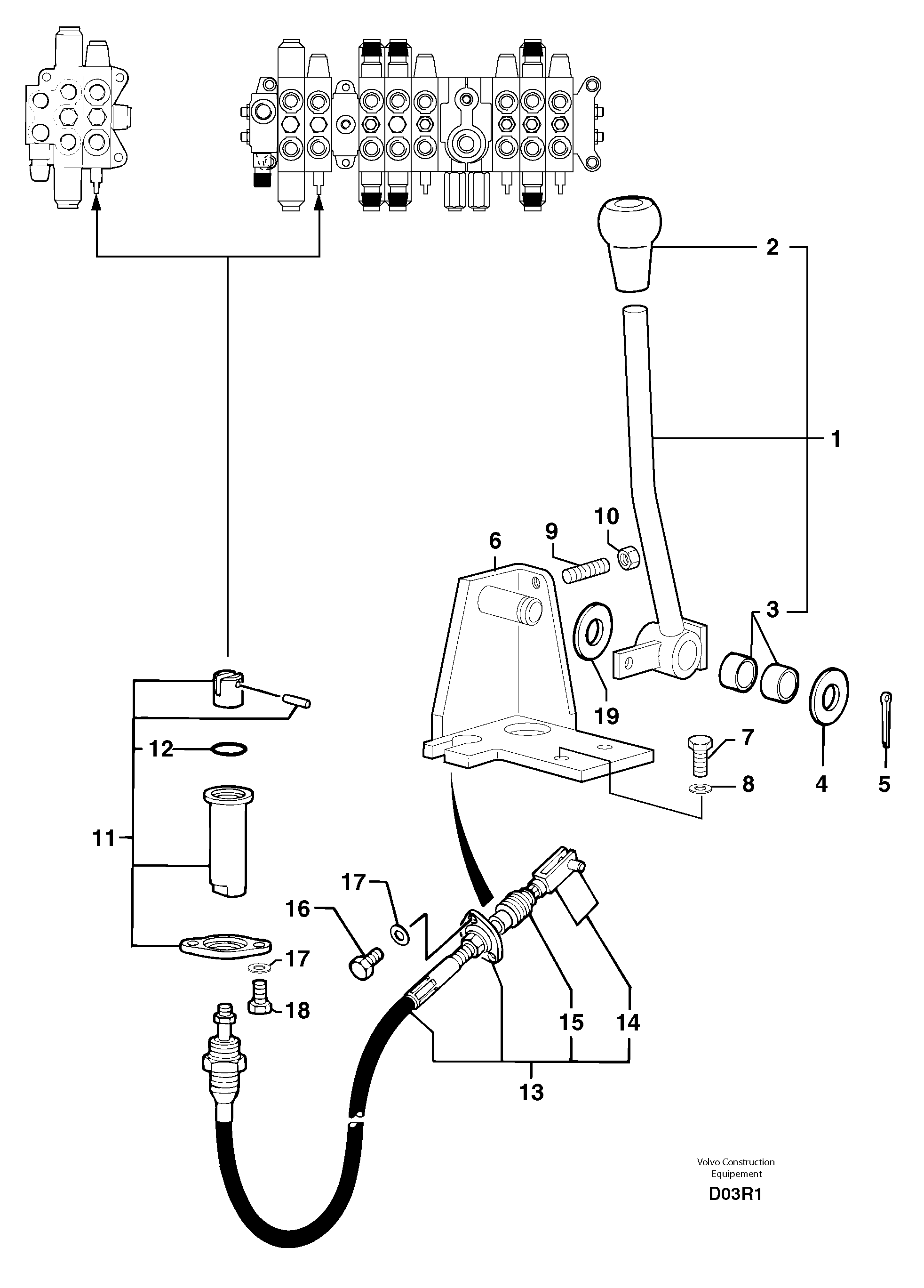 Yoke PJ7412468 VOLVO