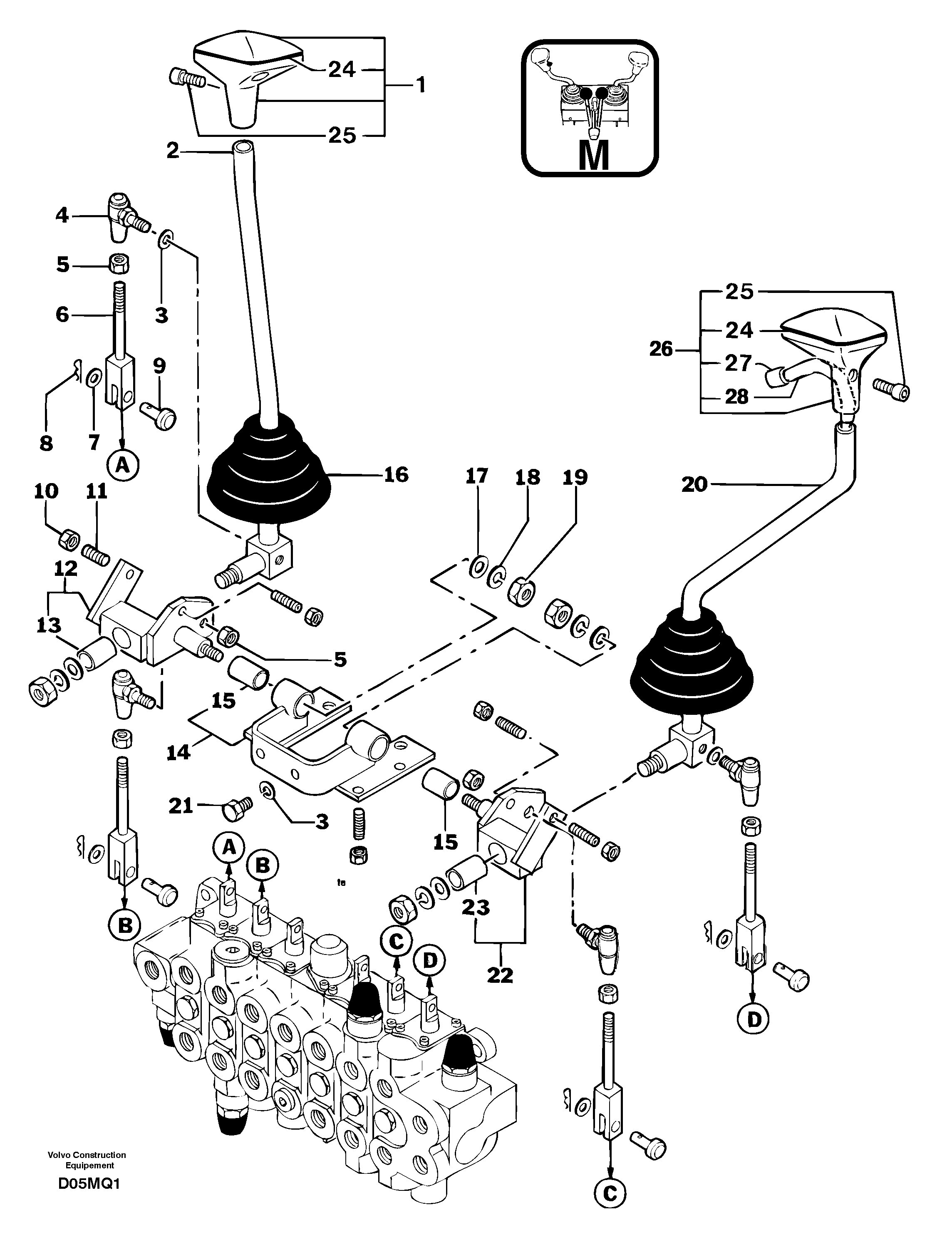 Lever PJ5270145 VOLVO