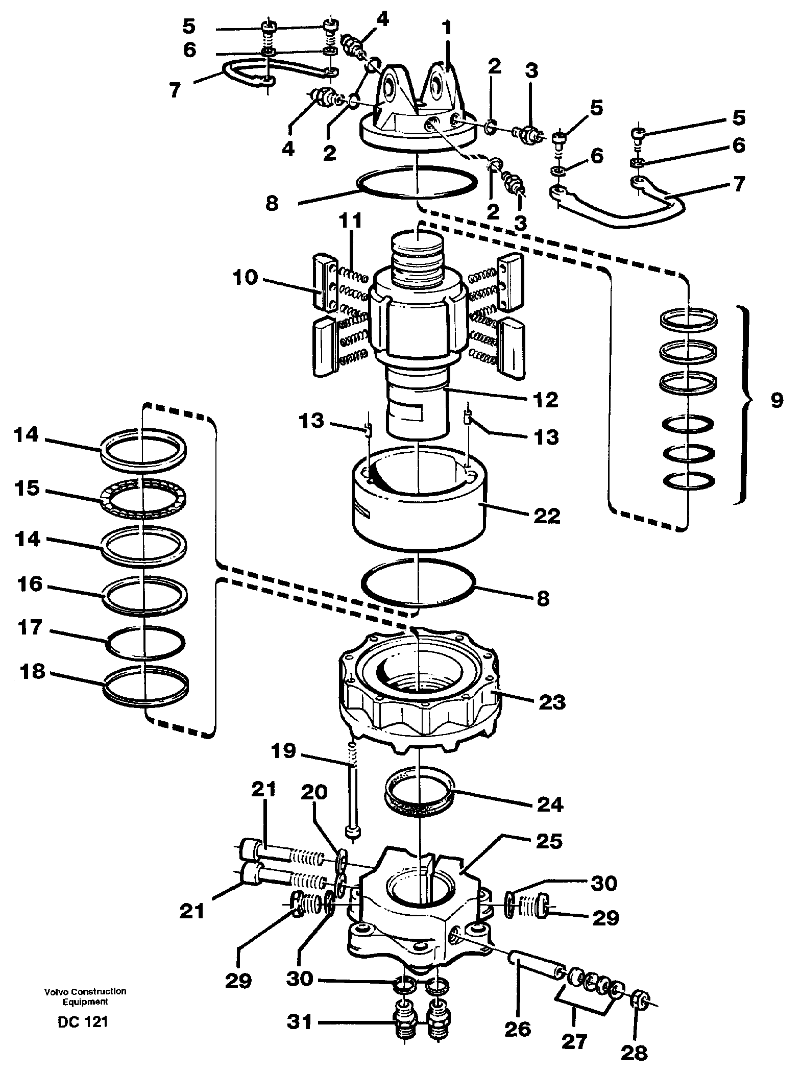 Tensioner VOE11999310 VOLVO