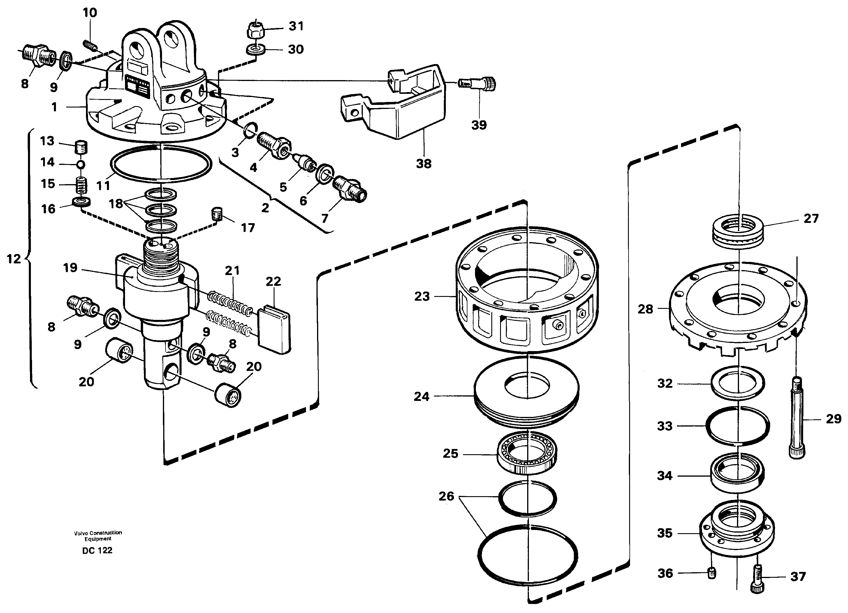 Bushing VOE6212581 VOLVO