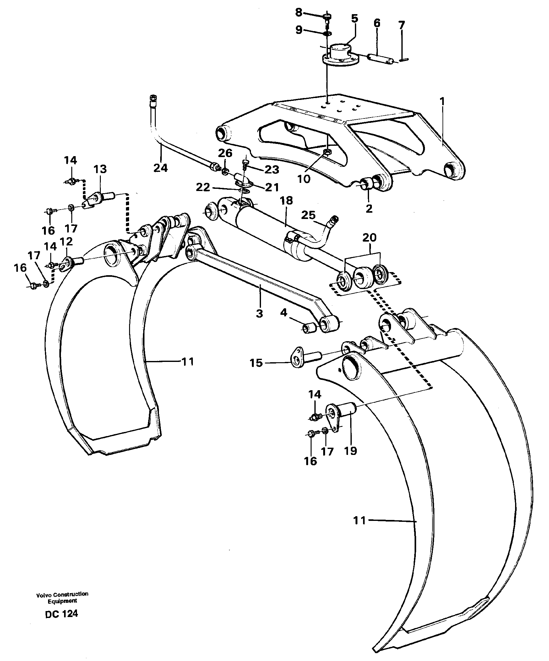 Tube Support VOE4888392 VOLVO