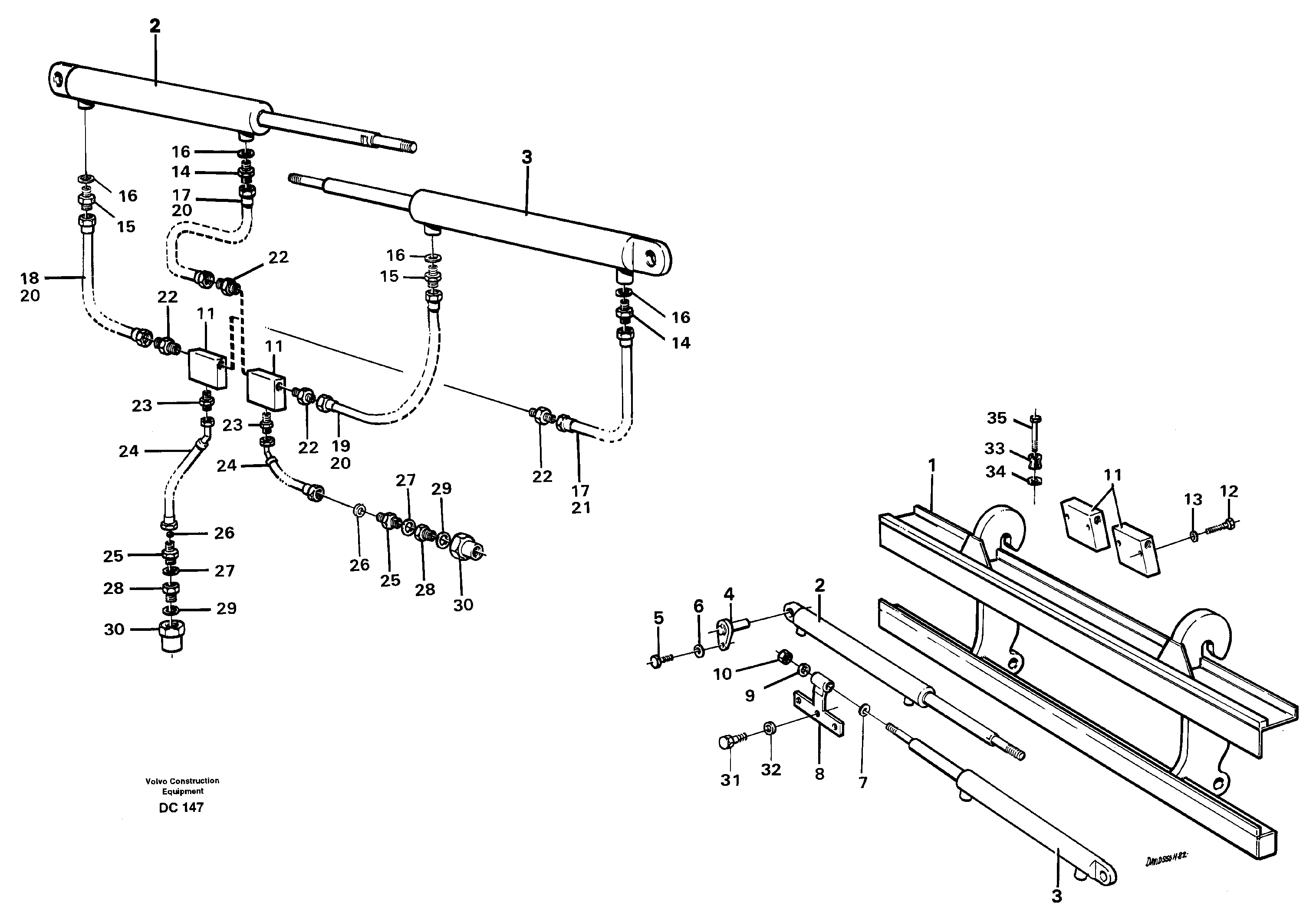 Front Stay VOE4887741 VOLVO
