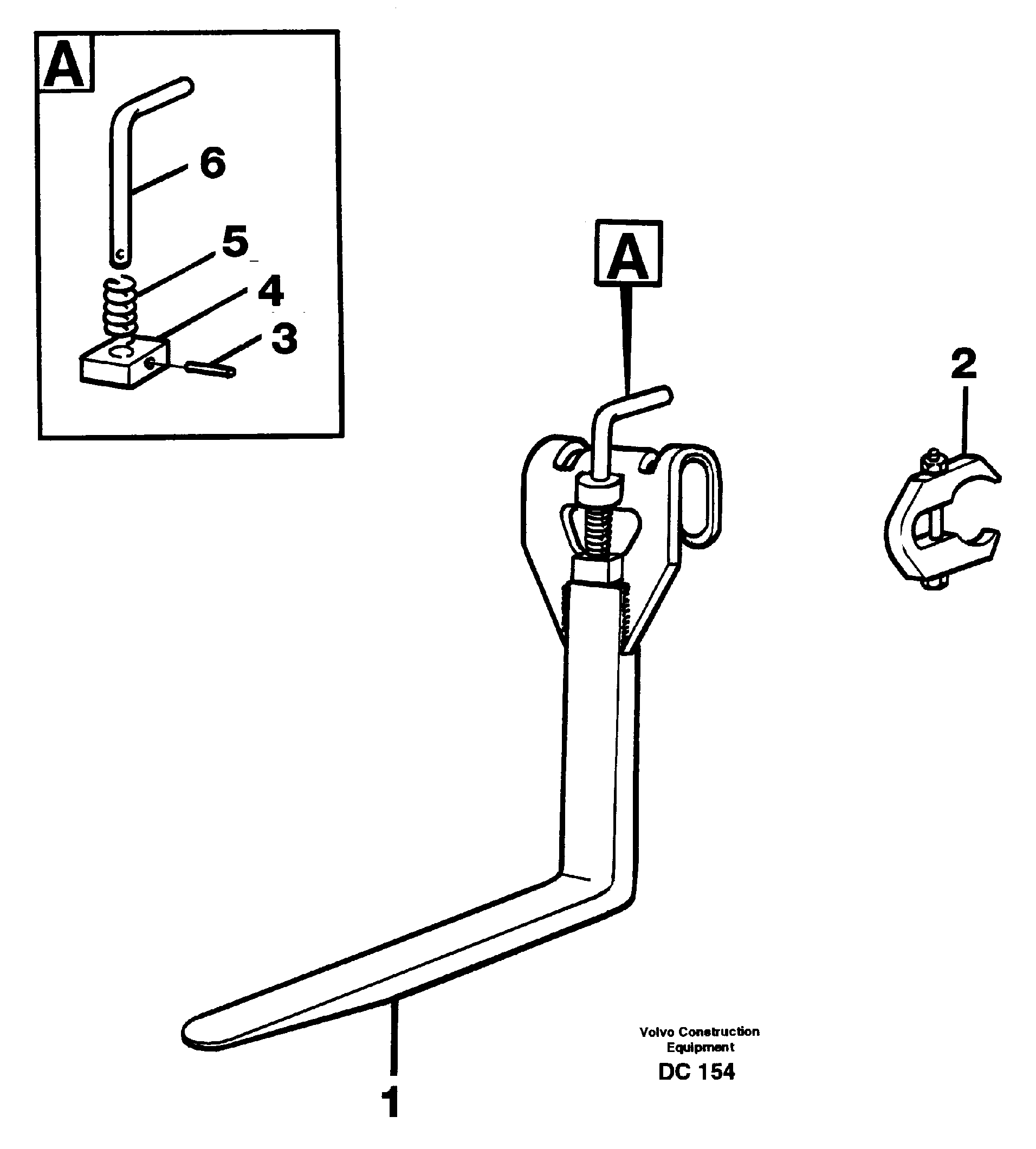 Lock Plate VOE4807265 VOLVO