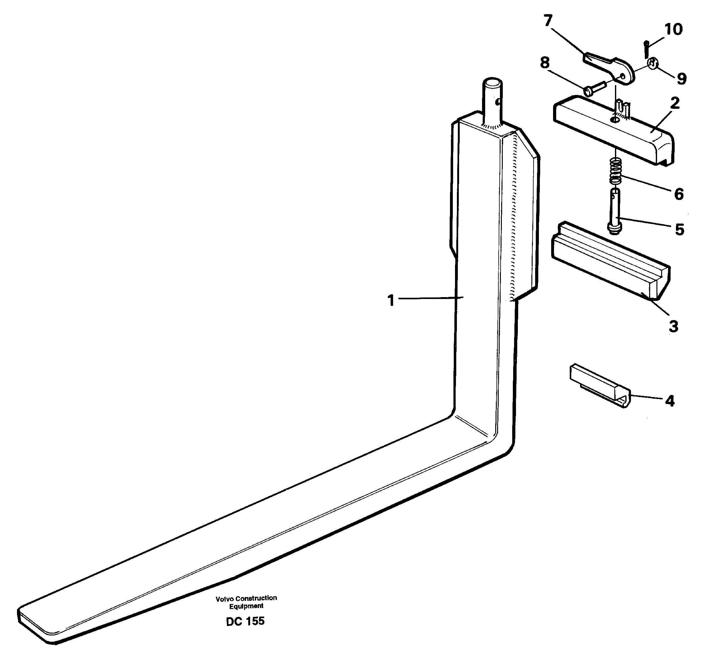 Heating Pipe VOE11010016 VOLVO