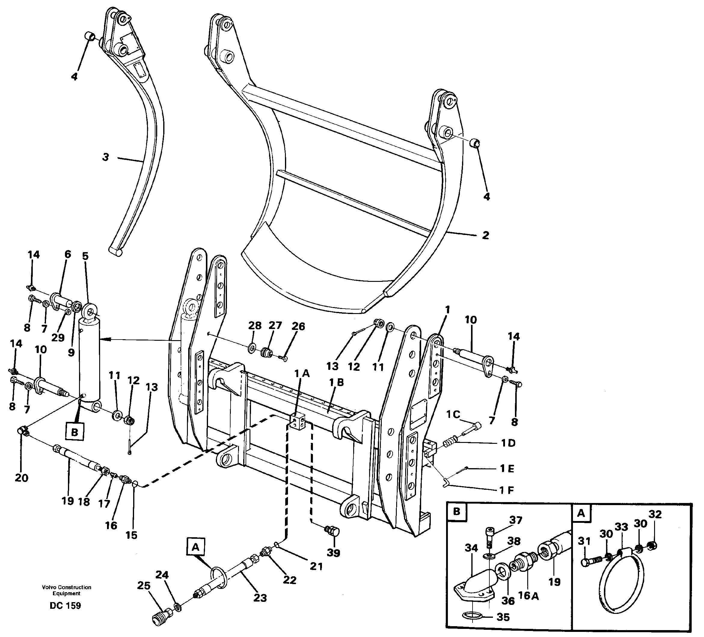 Fork retainer VOE4886716 VOLVO