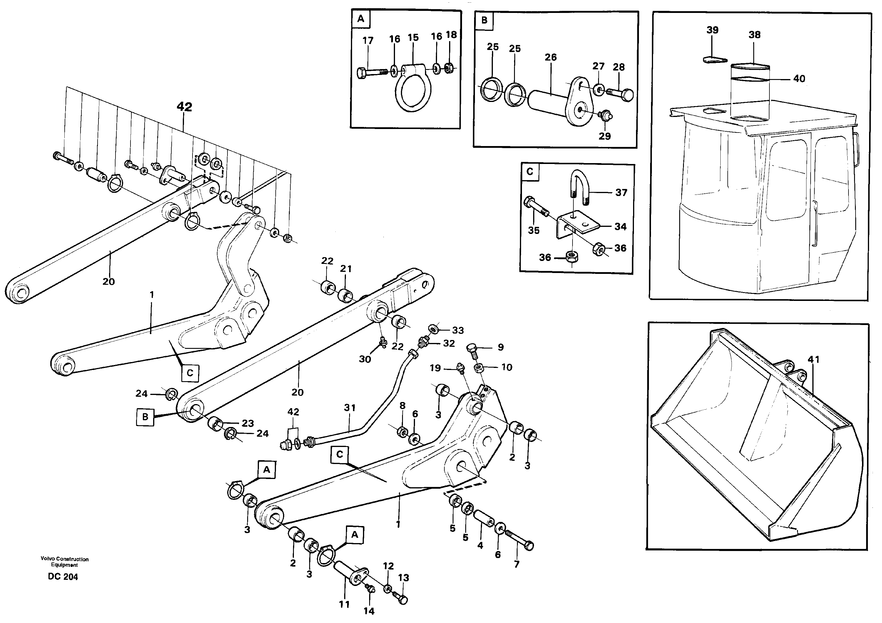 Bracket VOE4932744 VOLVO