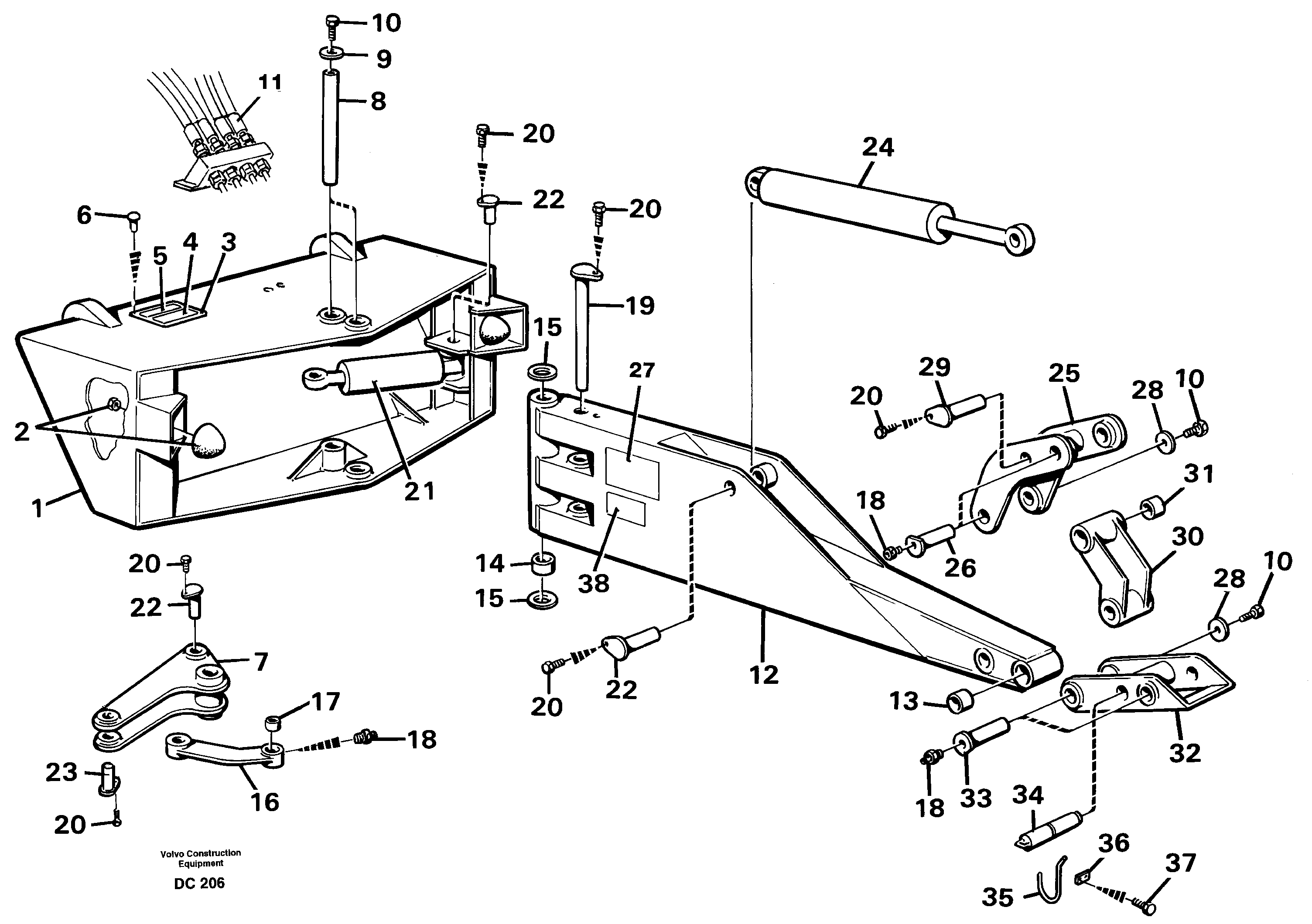 Lock Washer VOE4808575 VOLVO