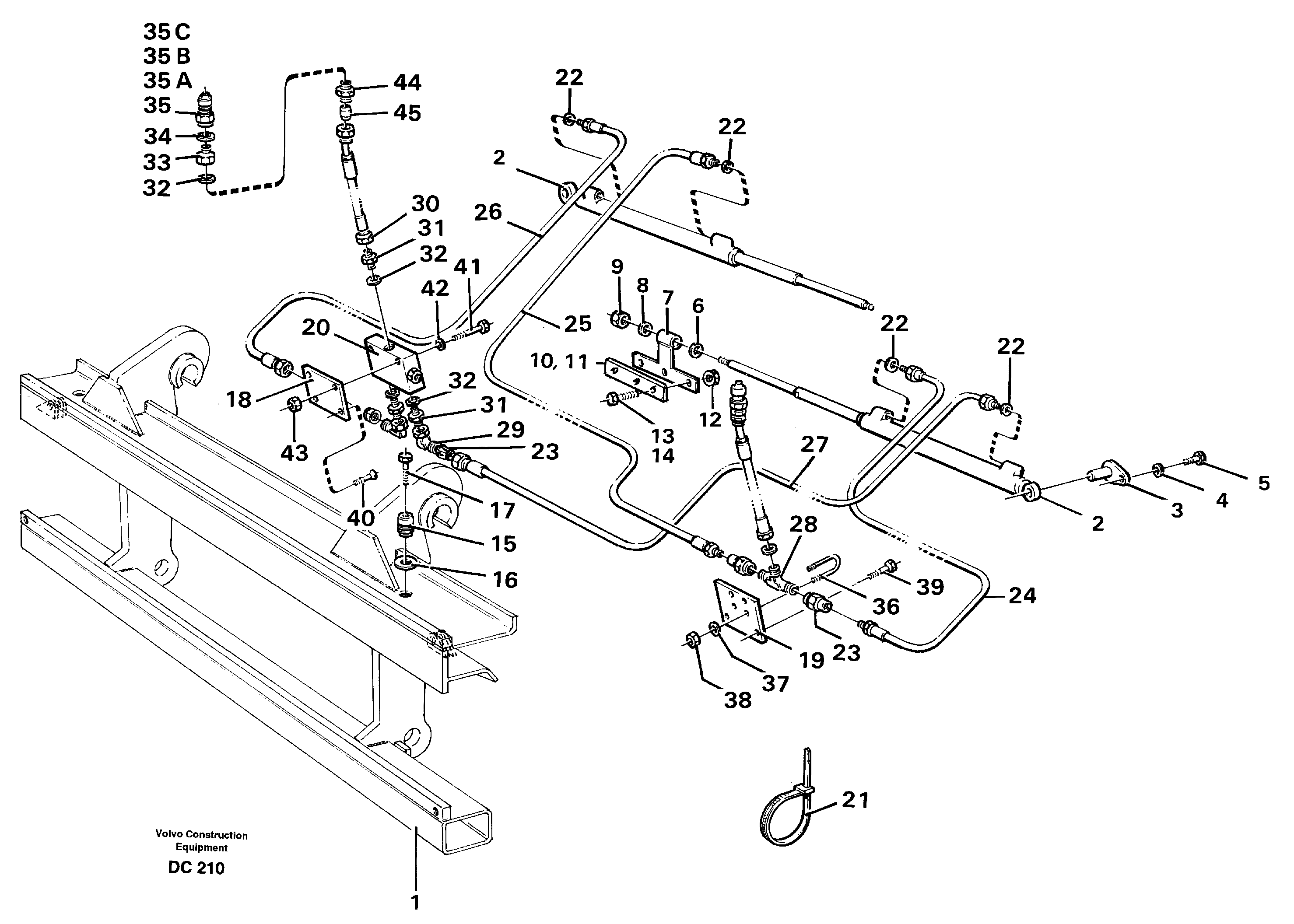 Timing gear casing VOE13933666 VOLVO