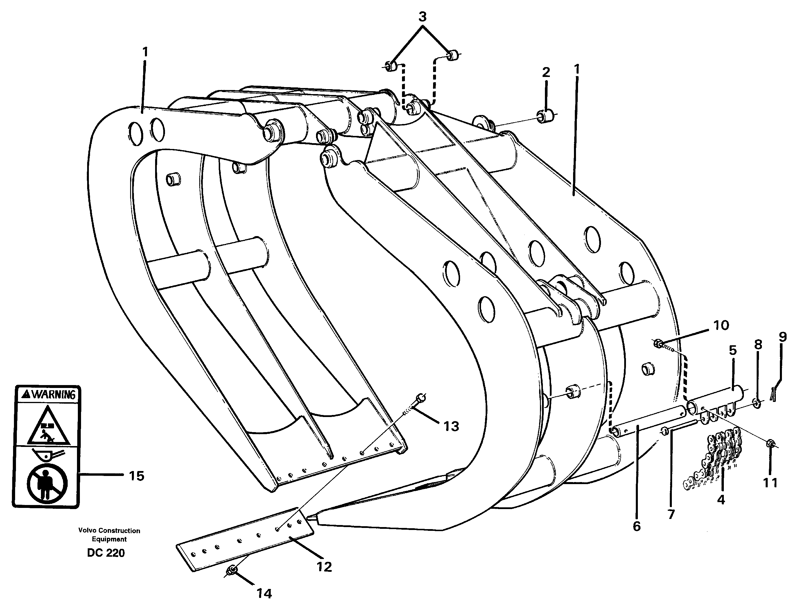 Mounting kit VOE11012525 VOLVO