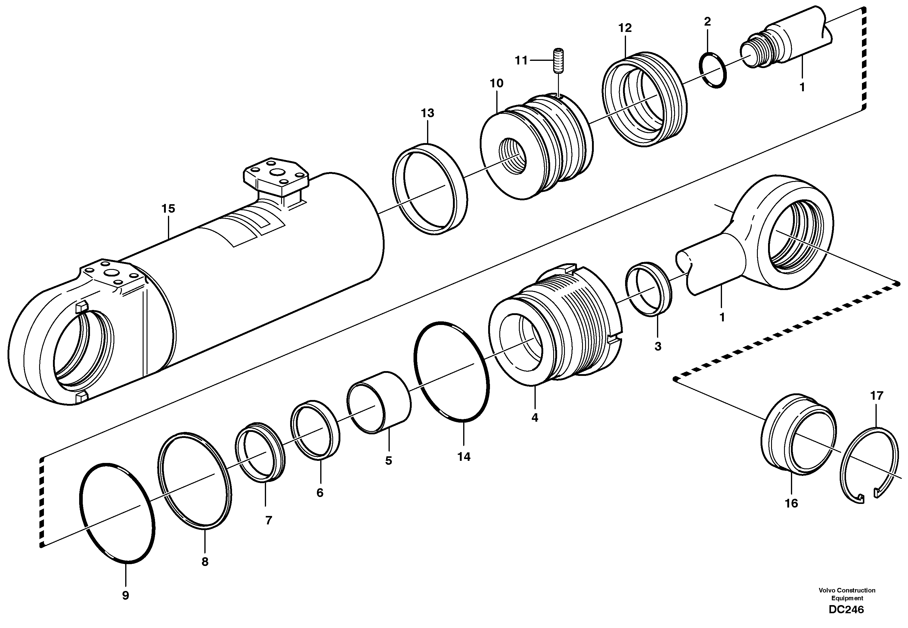 Crankshaft Seal VOE11704169 VOLVO
