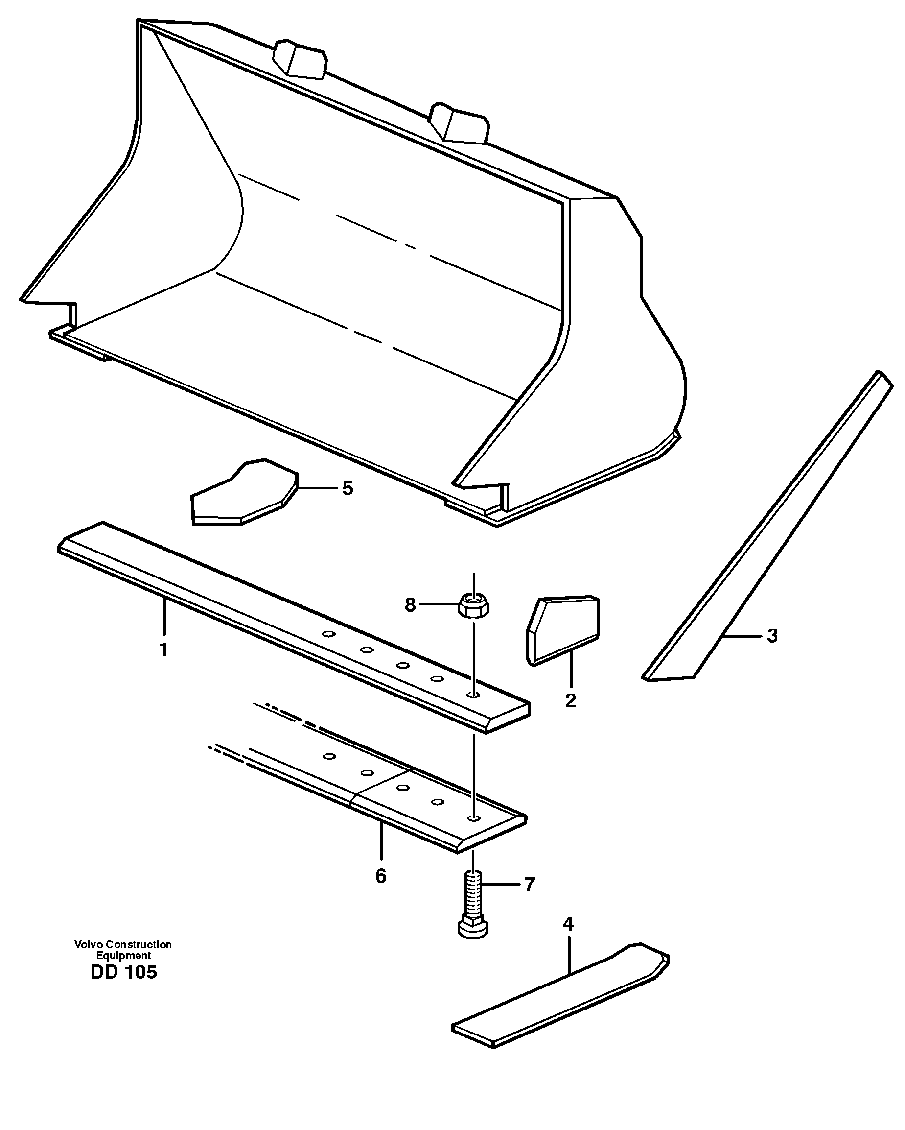 Bolt On Edge VOE4857495 VOLVO