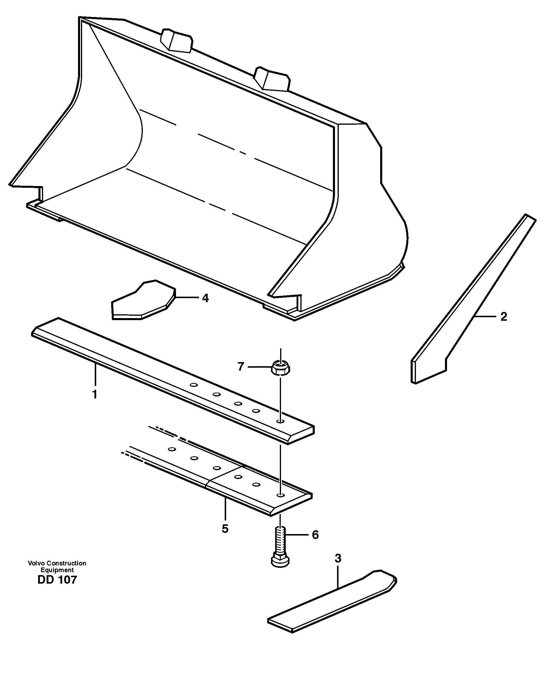 Bolt On Edge VOE4858167 VOLVO