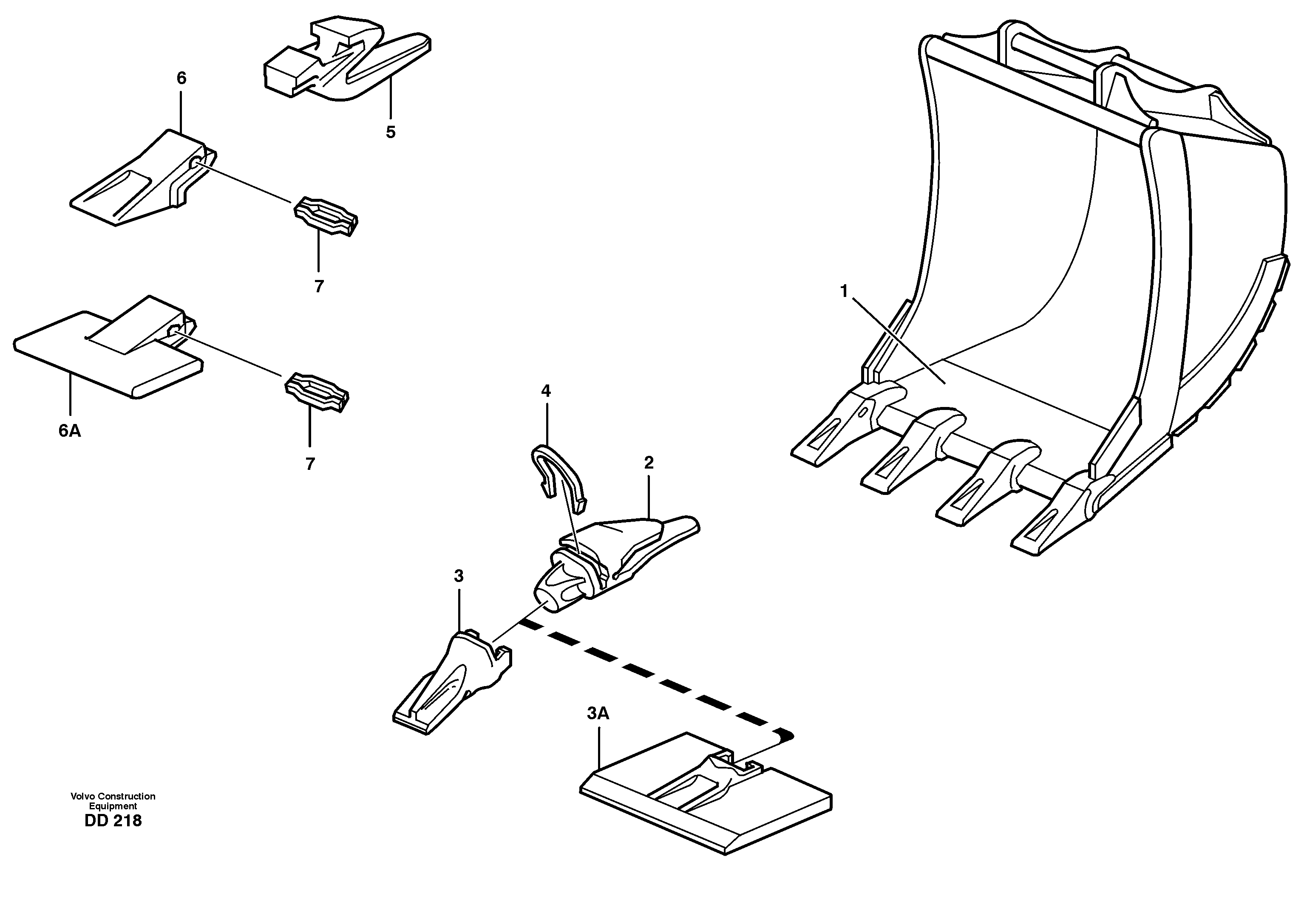Wire, Wiper front VOE11012273 VOLVO